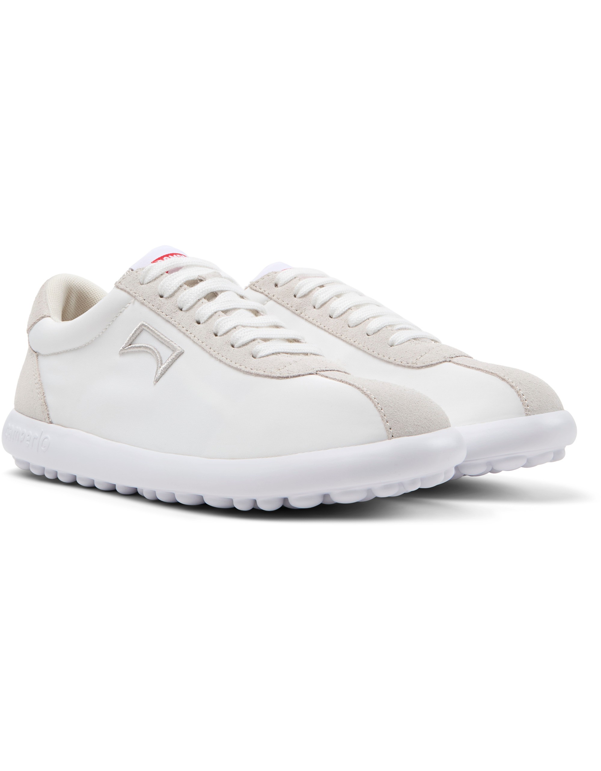 Camper Pelotas XLF Kadın Beyaz Süet Deri Tekstil Sneaker K201759-001