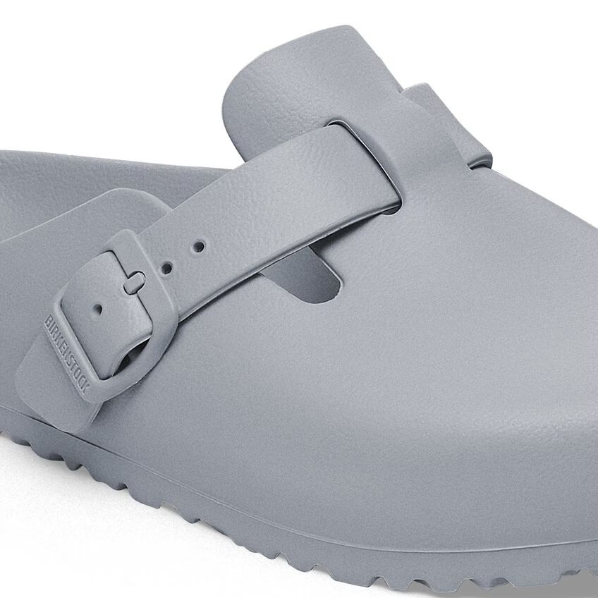 Birkenstock Boston Eva Erkek Gri Kapalı Burun Terlik 1027621