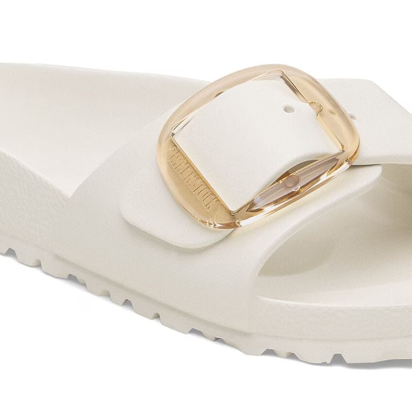 Birkenstock Madrıd Eva Bıg Buckle Kadın Krem Tek Bant Terlik 1029633