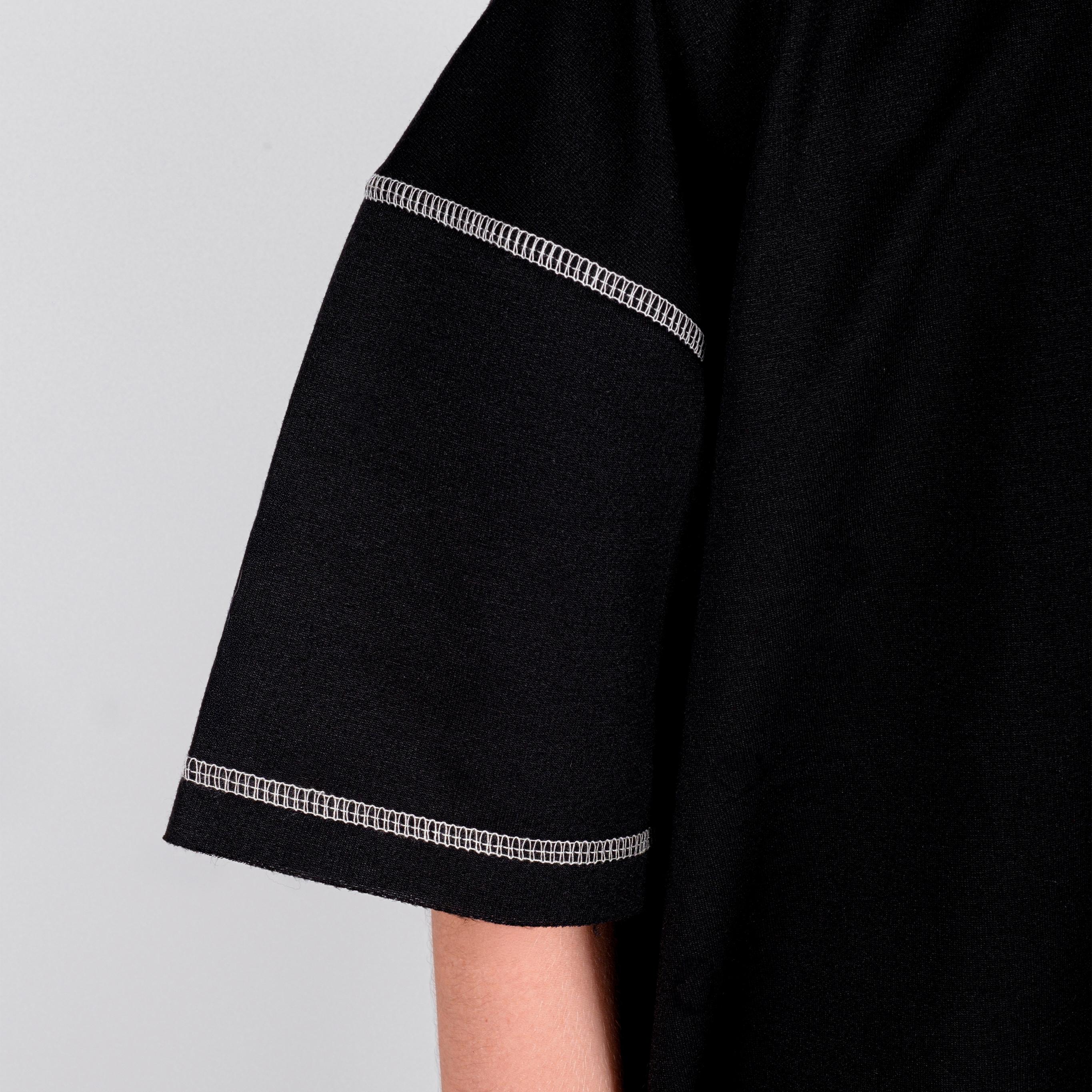 StreetKids Oversize Tişört – Siyah  | Çocuk ve Genç - Kız (135-170 cm)