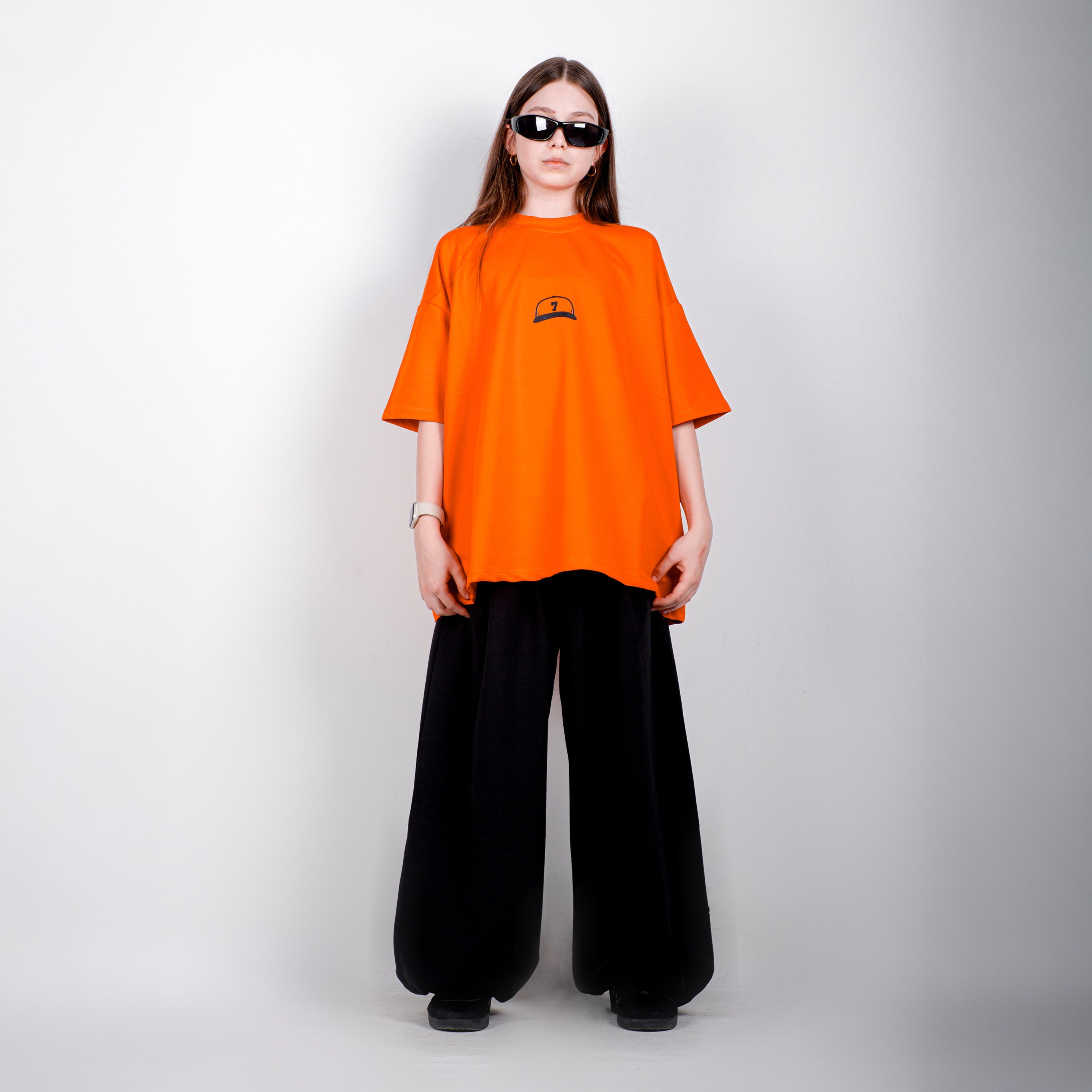 StreetKids Oversize Eşofman – Siyah | Çocuk ve Genç - Kız (143-170 cm)