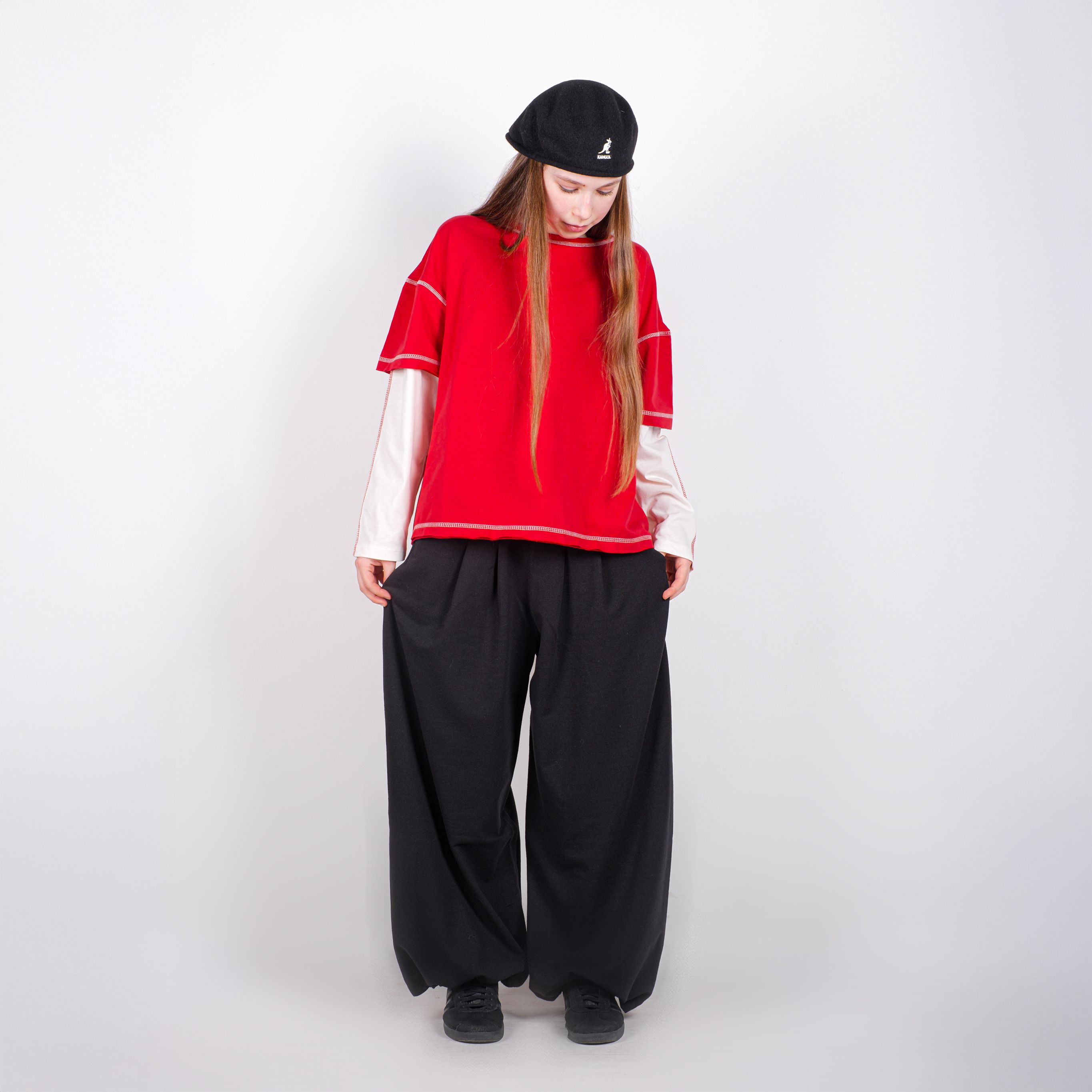 StreetKids Oversize Eşofman – Siyah | Çocuk ve Genç - Kız (143-170 cm)