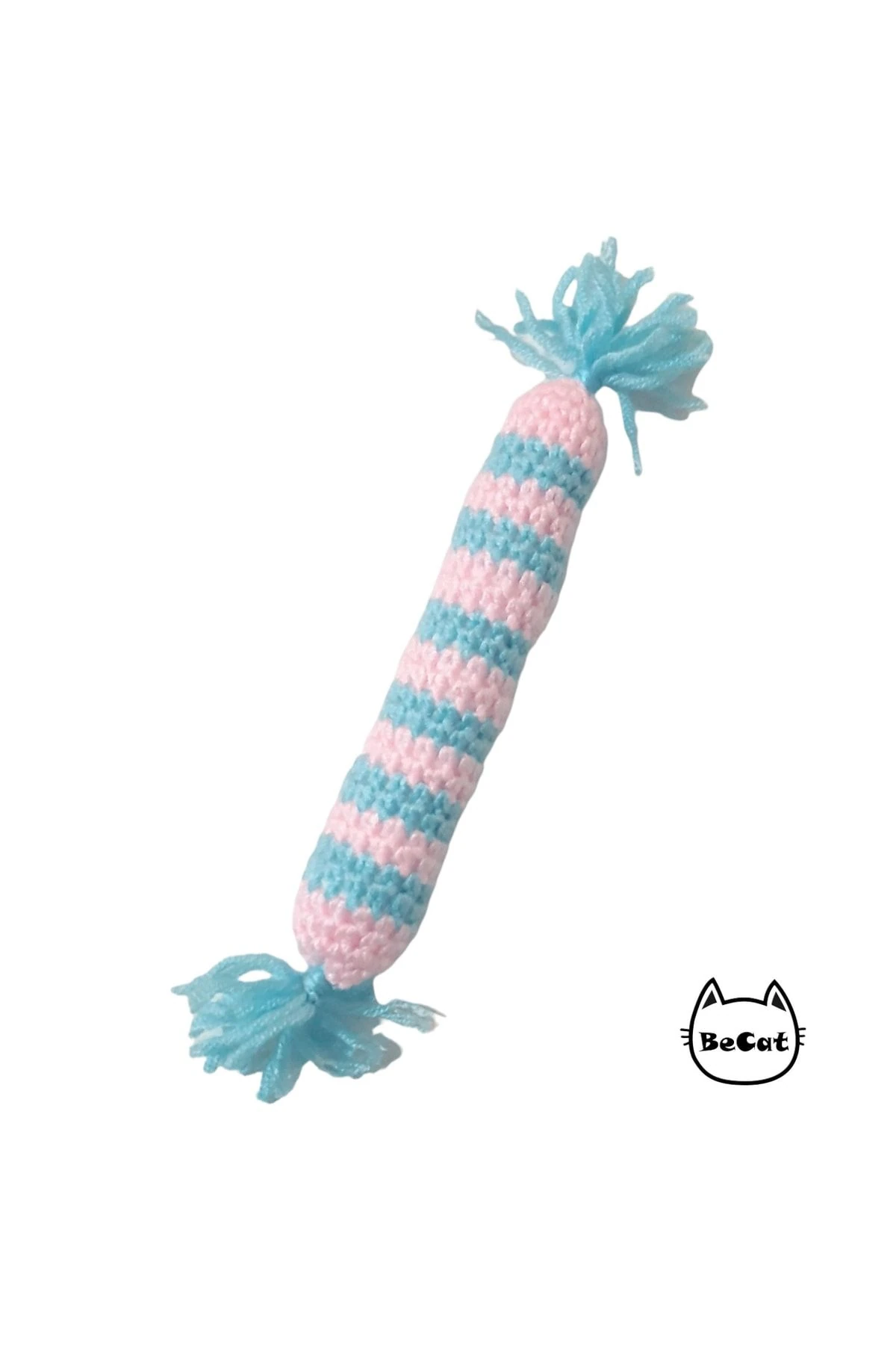 Evcil Hayvan Isırma & Diş Kaşıma Oyuncağı Örgü Renkli Şeker Model