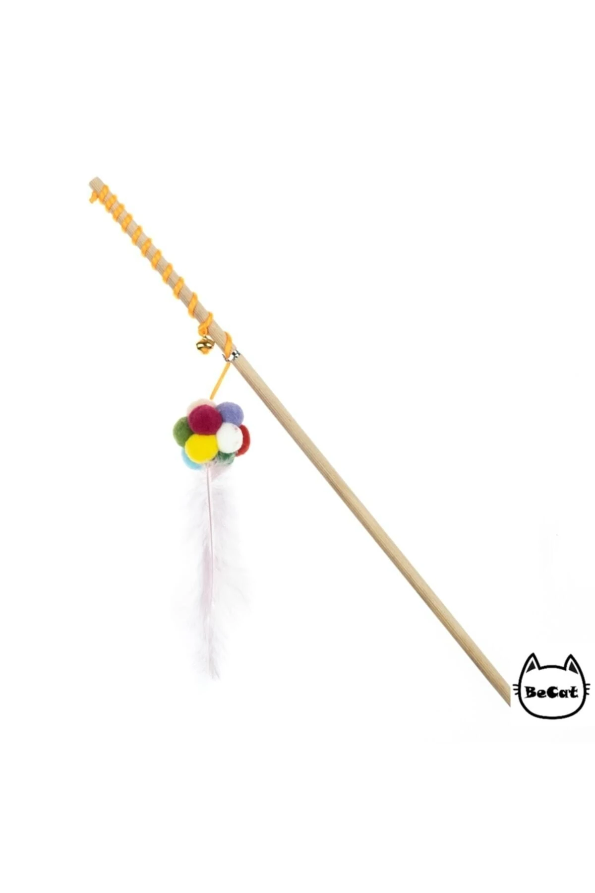 Ponponlu Zilli ,çanlı Renkli Kedi Oltası