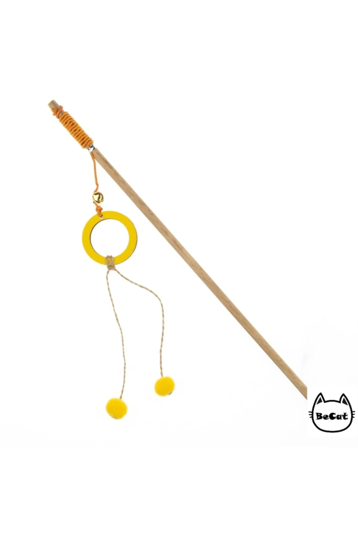 Ponponlu Zilli Kedi Oltası 50 Cm