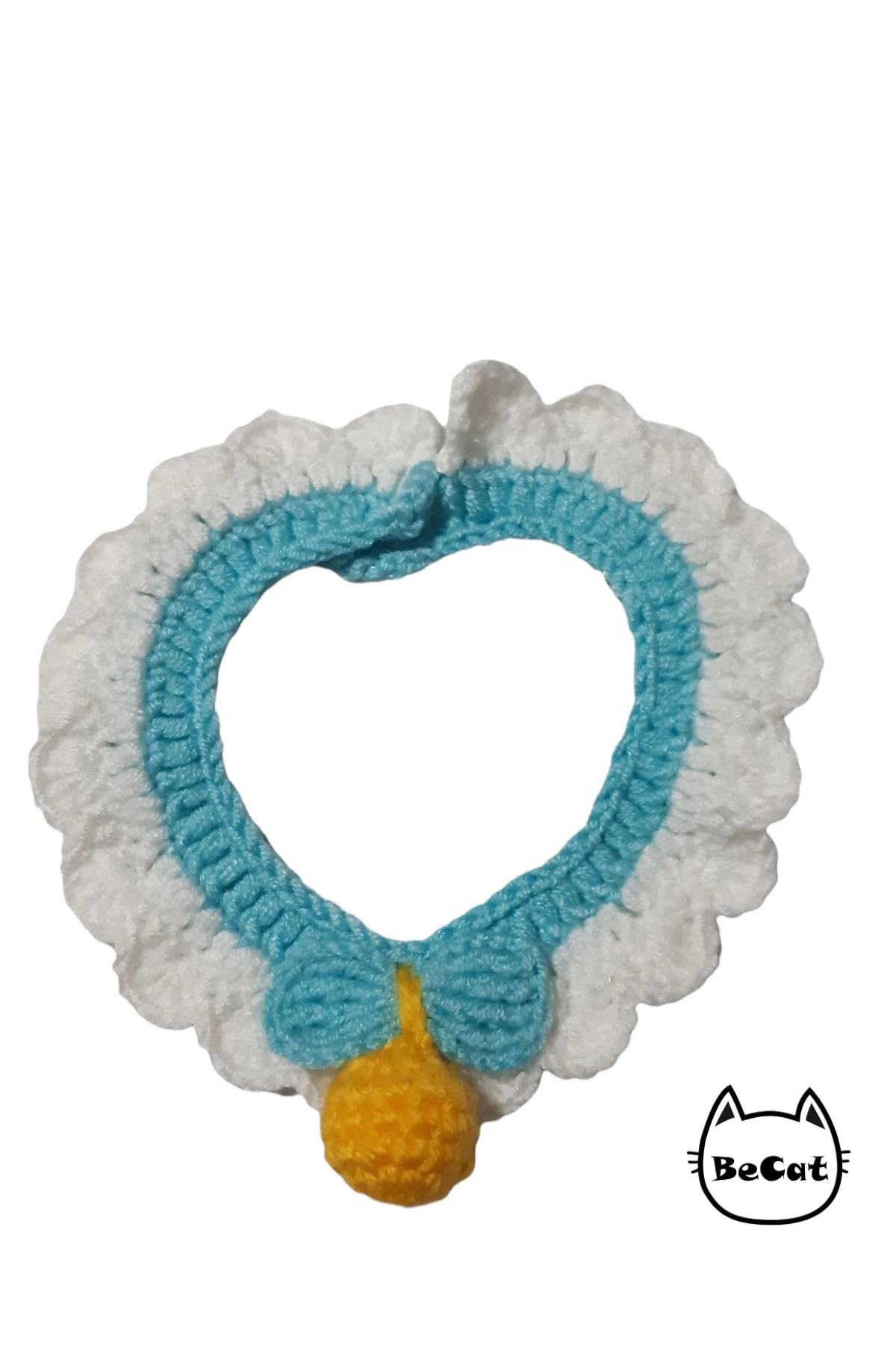 Kedi Boyunluğu & Örgü Kedi Kolyesi Aksesuarı