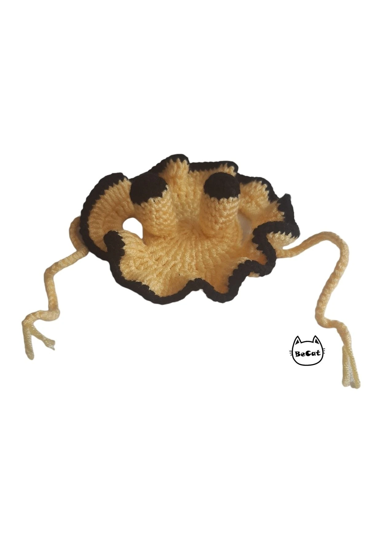 Sevimli Örgü Kedi Başlığı & Şapka Aksesuarı