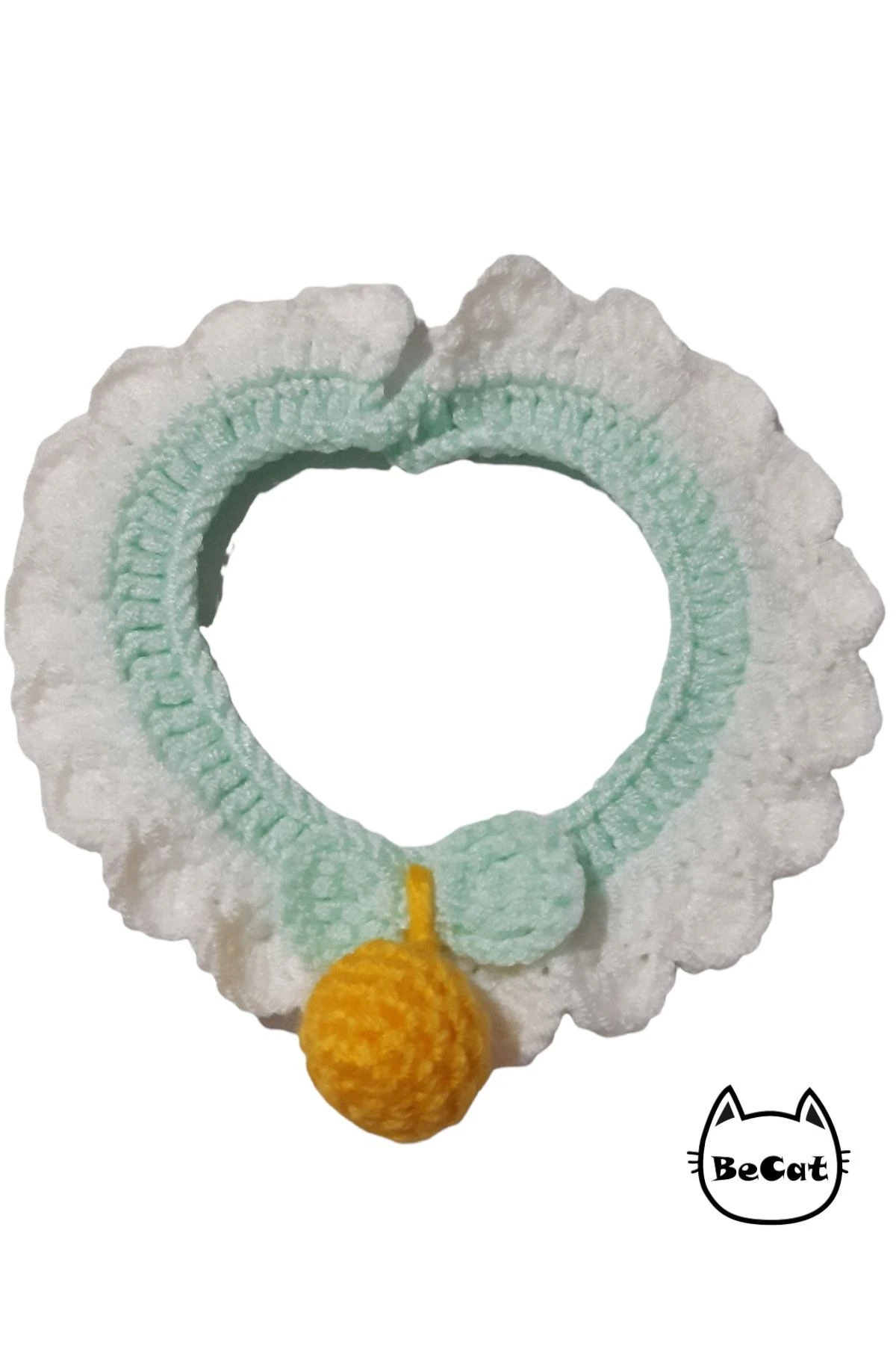 Kedi Boyun Fuları & Örgü Kedi Kolyesi Aksesuarı