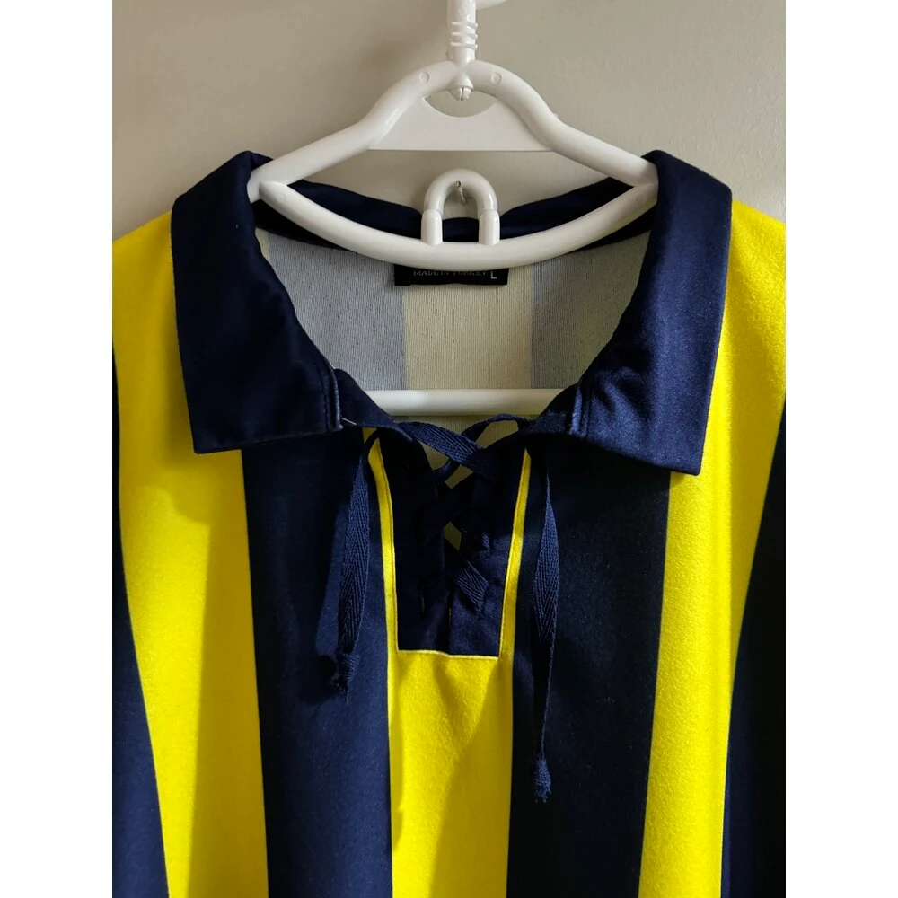 Sarı Lacivert Zaferin Rengi Dokuma Polar ⭐️