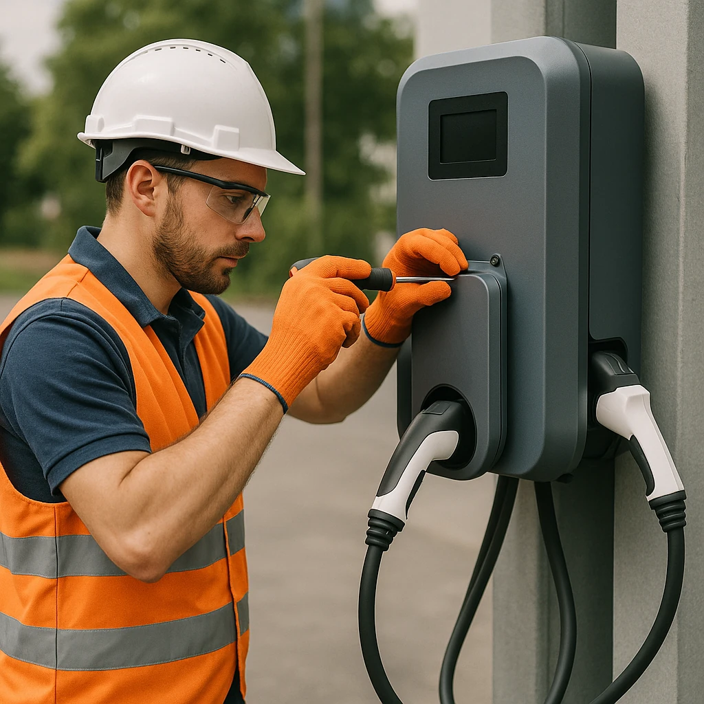 22 kW Duvar Tipi Şarj İstasyonu Kurulum Hizmeti