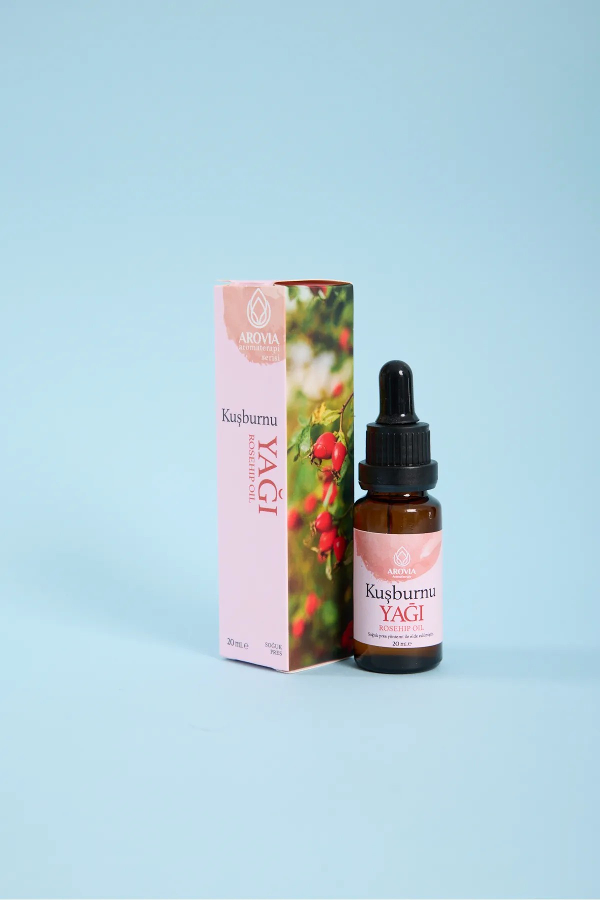 Kuşburnu Çekirdeği Yağı Aromatherapy  20ml - Soğuk Sıkım