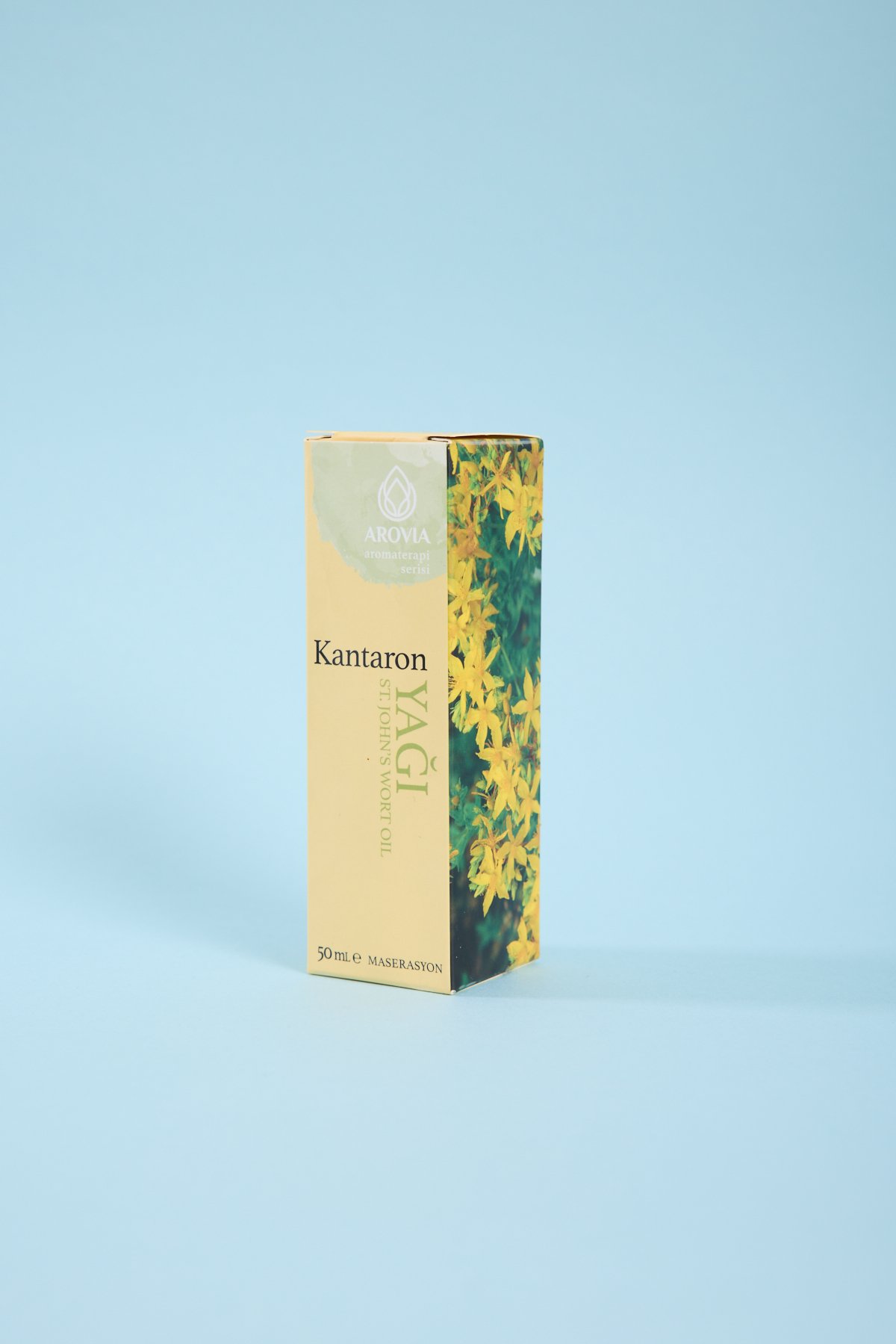 Sarı Kantaron Yağı Doğal St John'S Wort Oil Damlalıklı Cam Şişede 50ml 