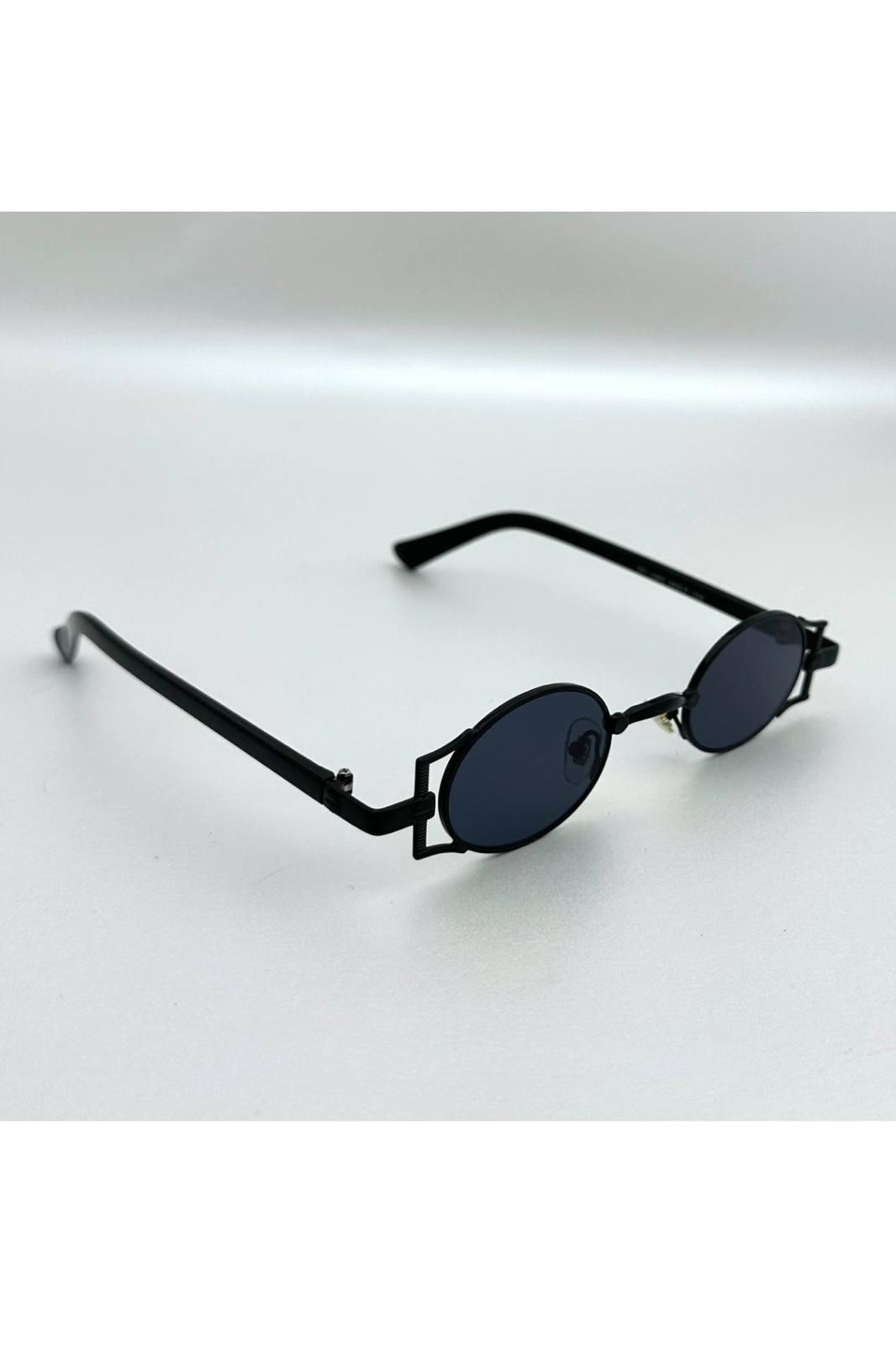 Poseidon Metal Unisex Güneş Gözlüğü - Siyah