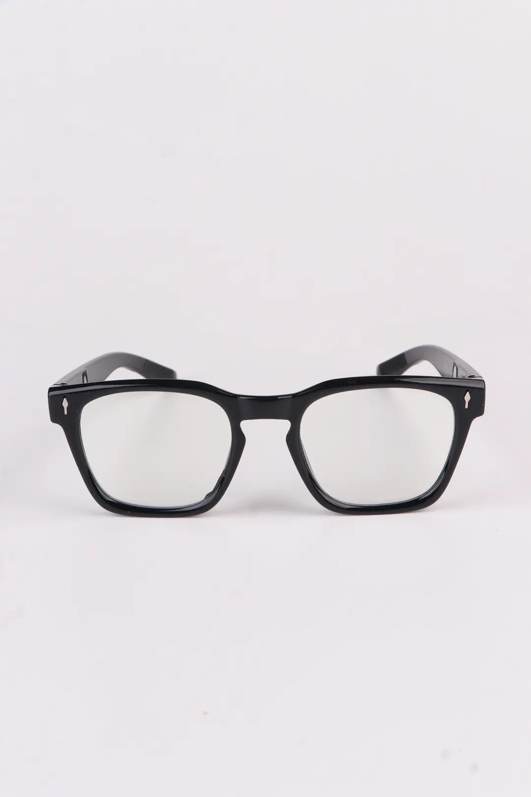 Swan Unisex Lüx Cam Mavi Işık Filtreli Gözlük - Şeffaf / Siyah
