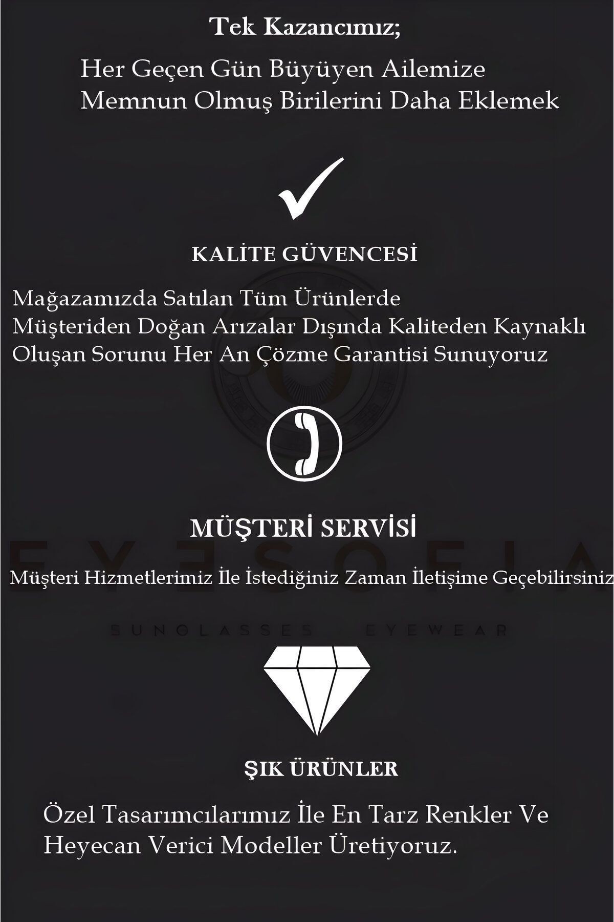Kimki Unisex Güneş Gözlüğü