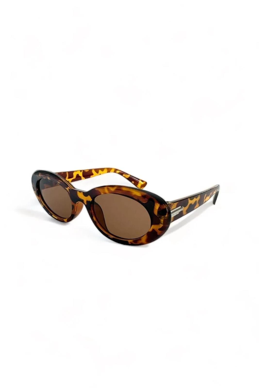 Checkmate Unisex Leopar Güneş Gözlüğü - Leopar