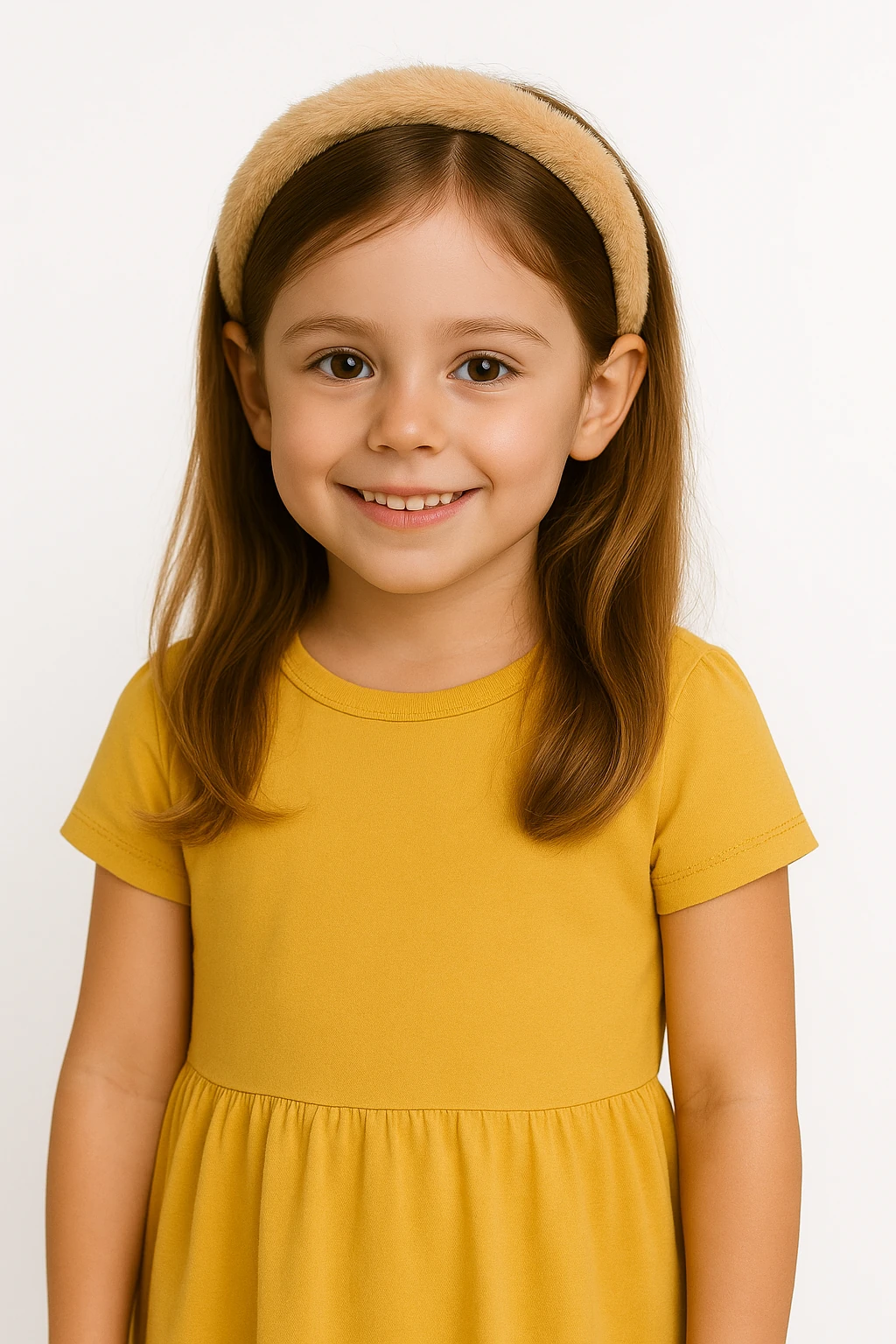 Peluş Düz Yumuşak Yetişkin / Çocuk 5'li Taç Seti