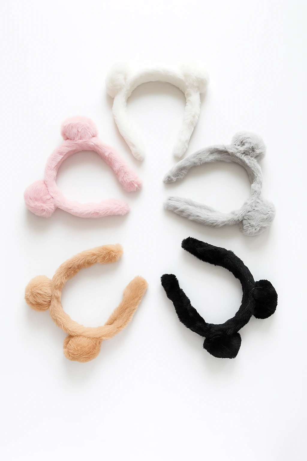 Ponpon Peluş Yetişkin / Çocuk Taç Seti 5' li