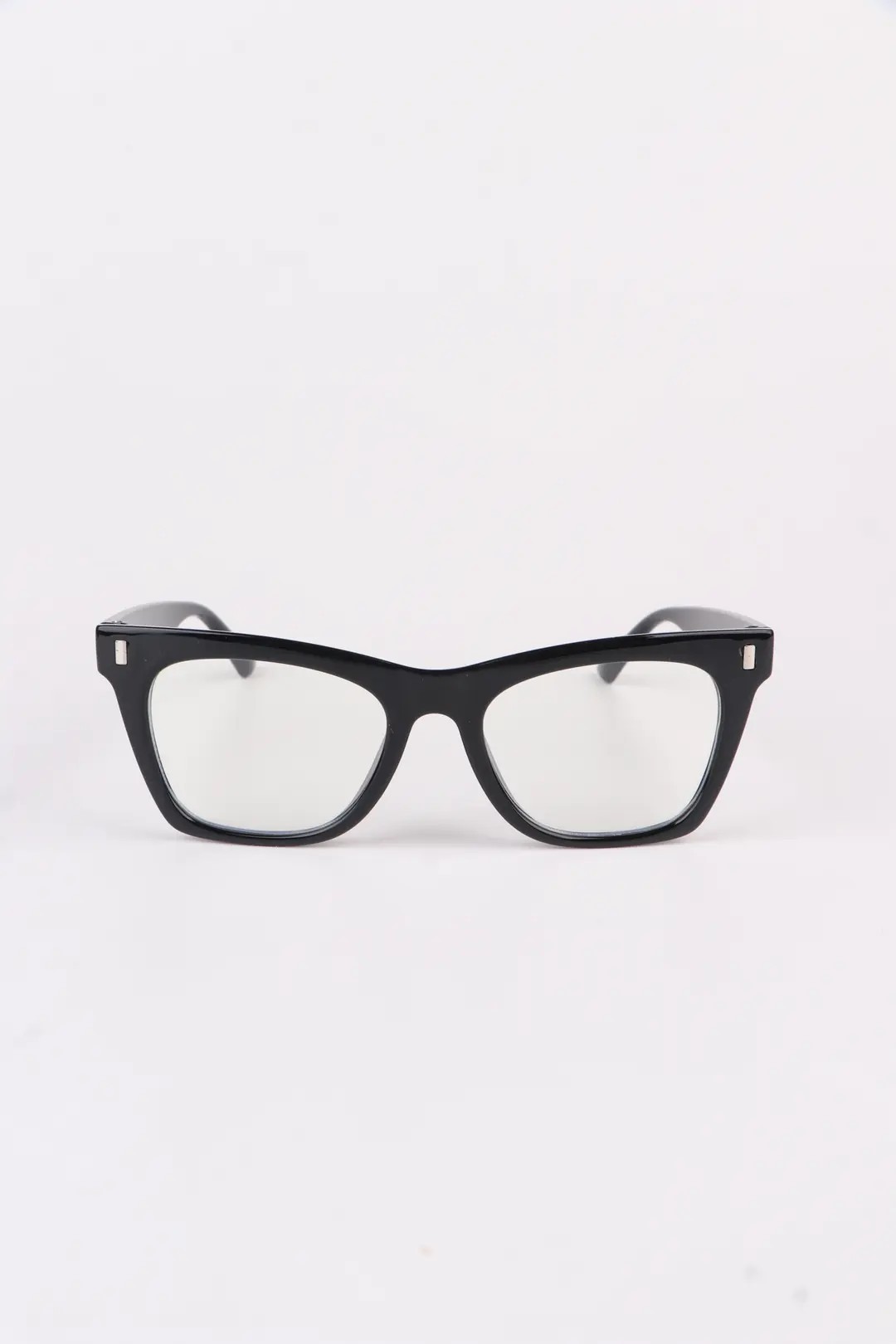 Night Unisex Lüx Mavi Işık Filtreli Gözlük - Şeffaf / Siyah