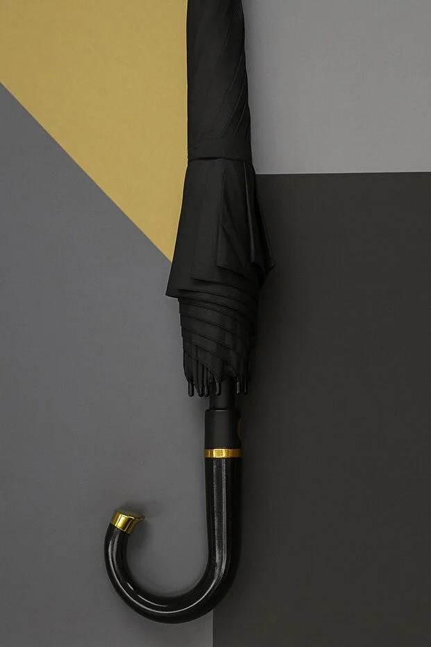 Gold Detaylı 10 Telli Fiber Şemsiye  MCR 63