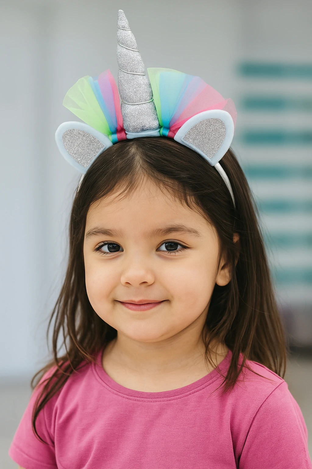 UNİCORN KIZ ÇOCUK TACI - Çok Renkli̇