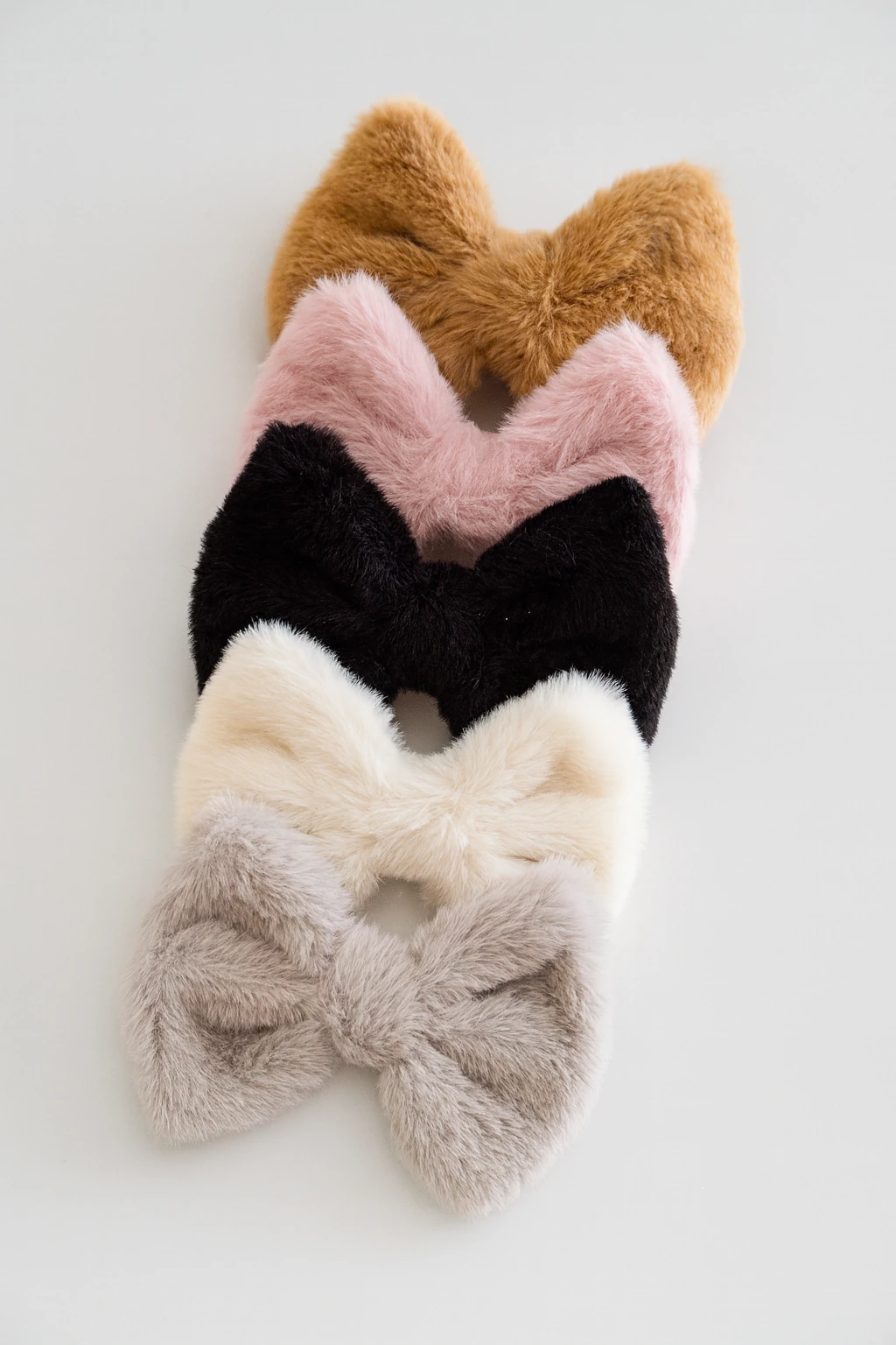 Papyon Peluş Yumuşak Kurdela Otomatik Toka Çocuk / Yetişkin 5'li Set