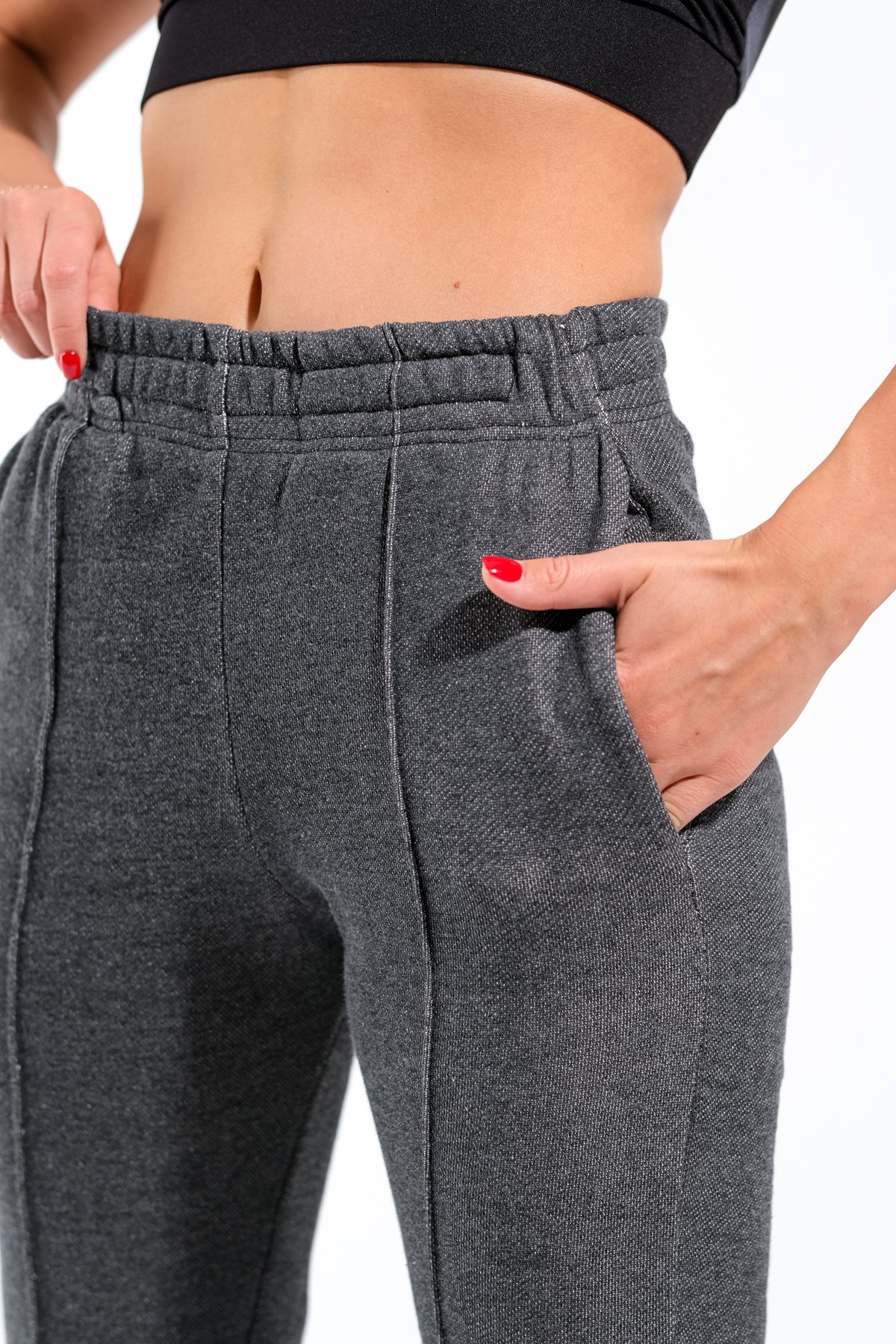 Cepli Paçası Lastikli Jogger Eşofman Altı
