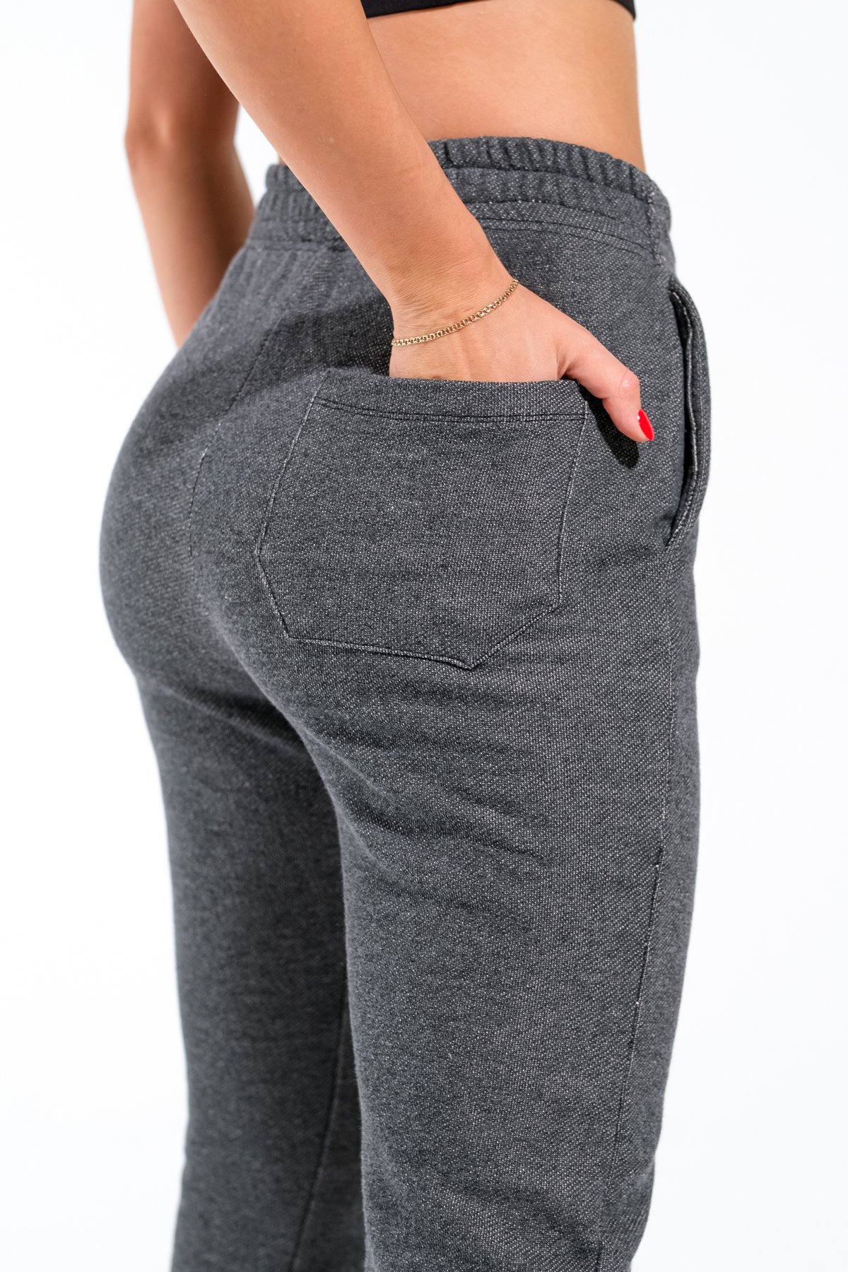 Cepli Paçası Lastikli Jogger Eşofman Altı
