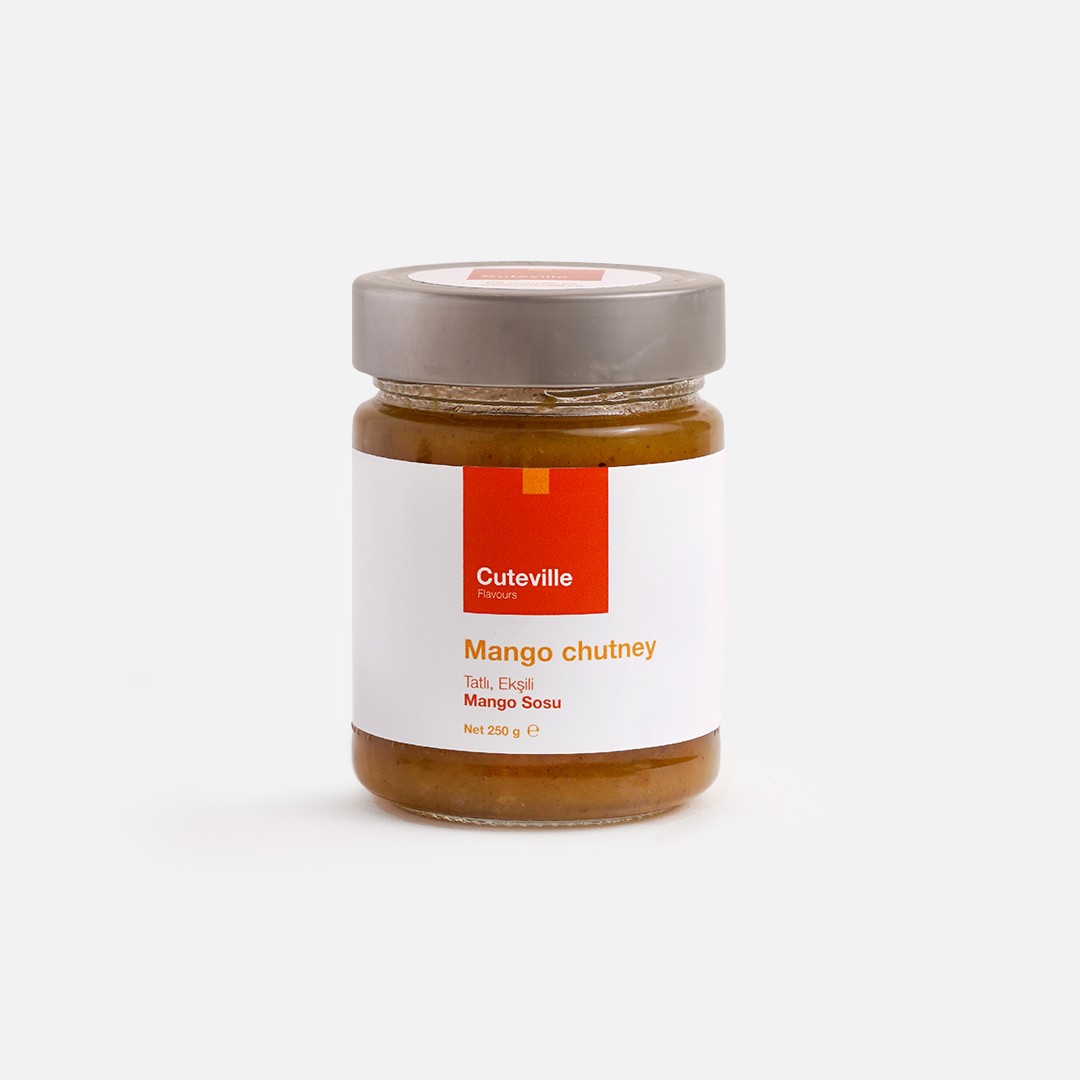 Mango Chutney – Tatlı, Ekşi ve Baharatlı Sos (Cam Kavanoz, 300 g)