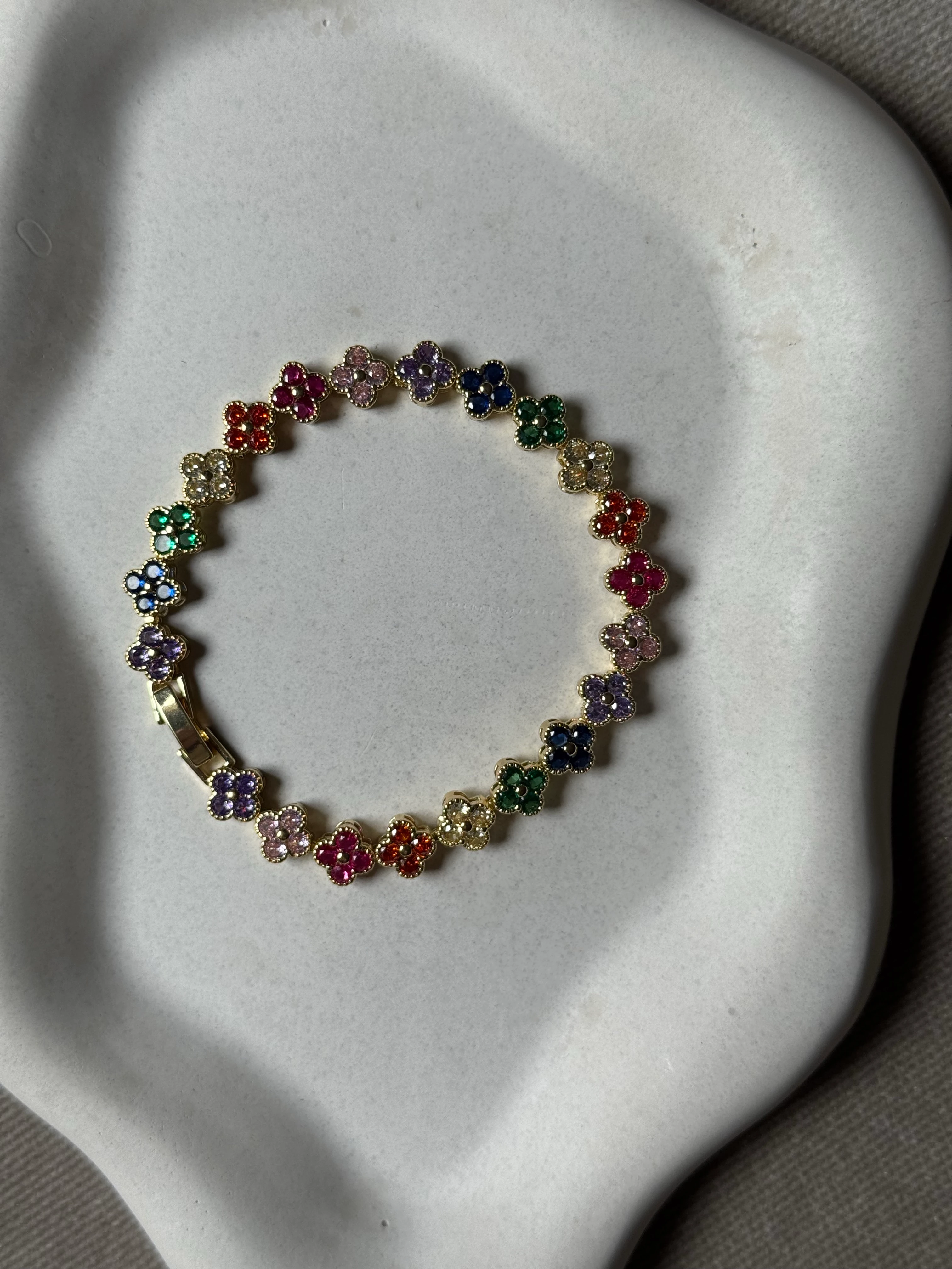 Renkli Yonca Bileklik