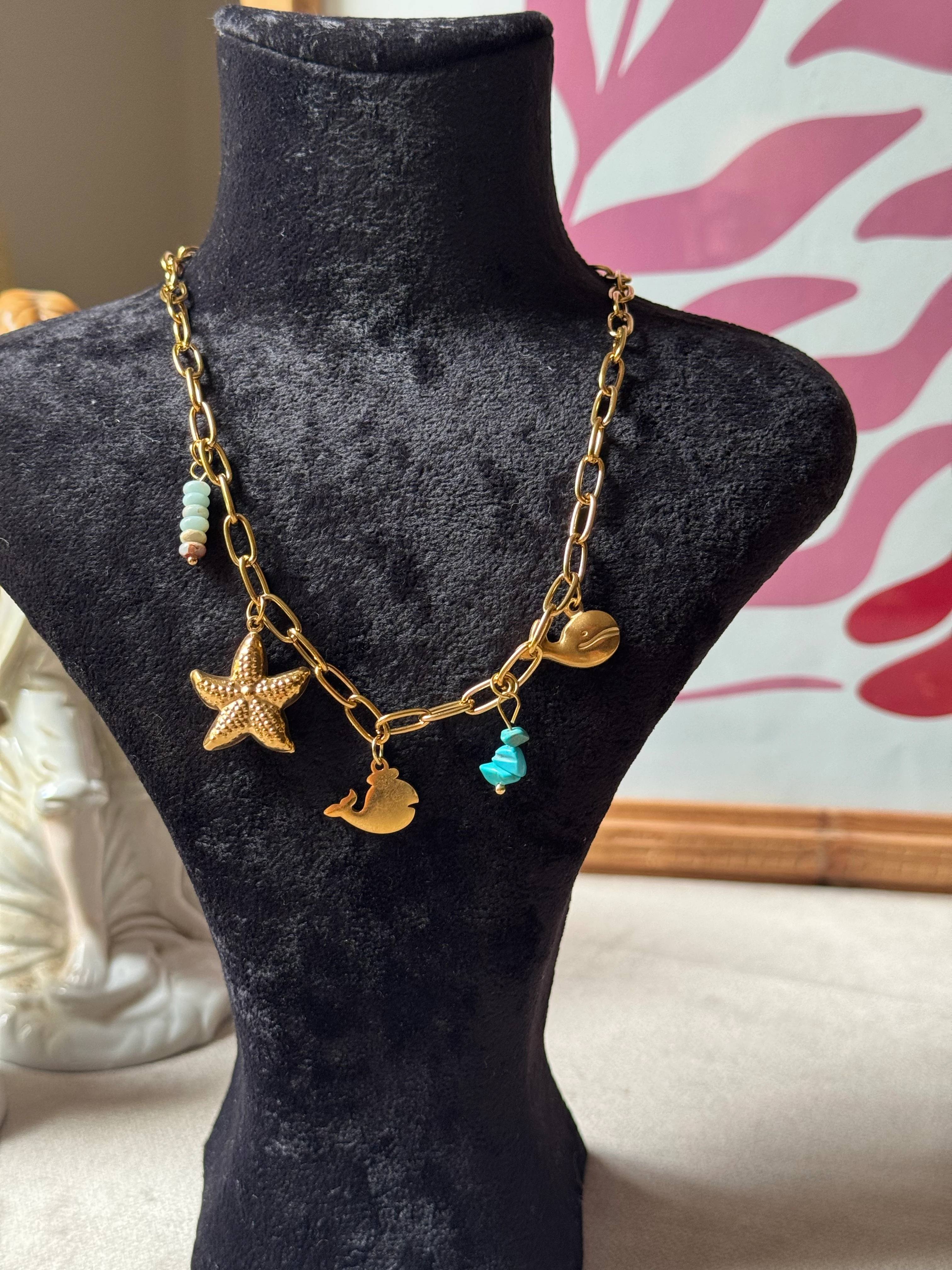 Deniz Yıldızı Charm Kolye