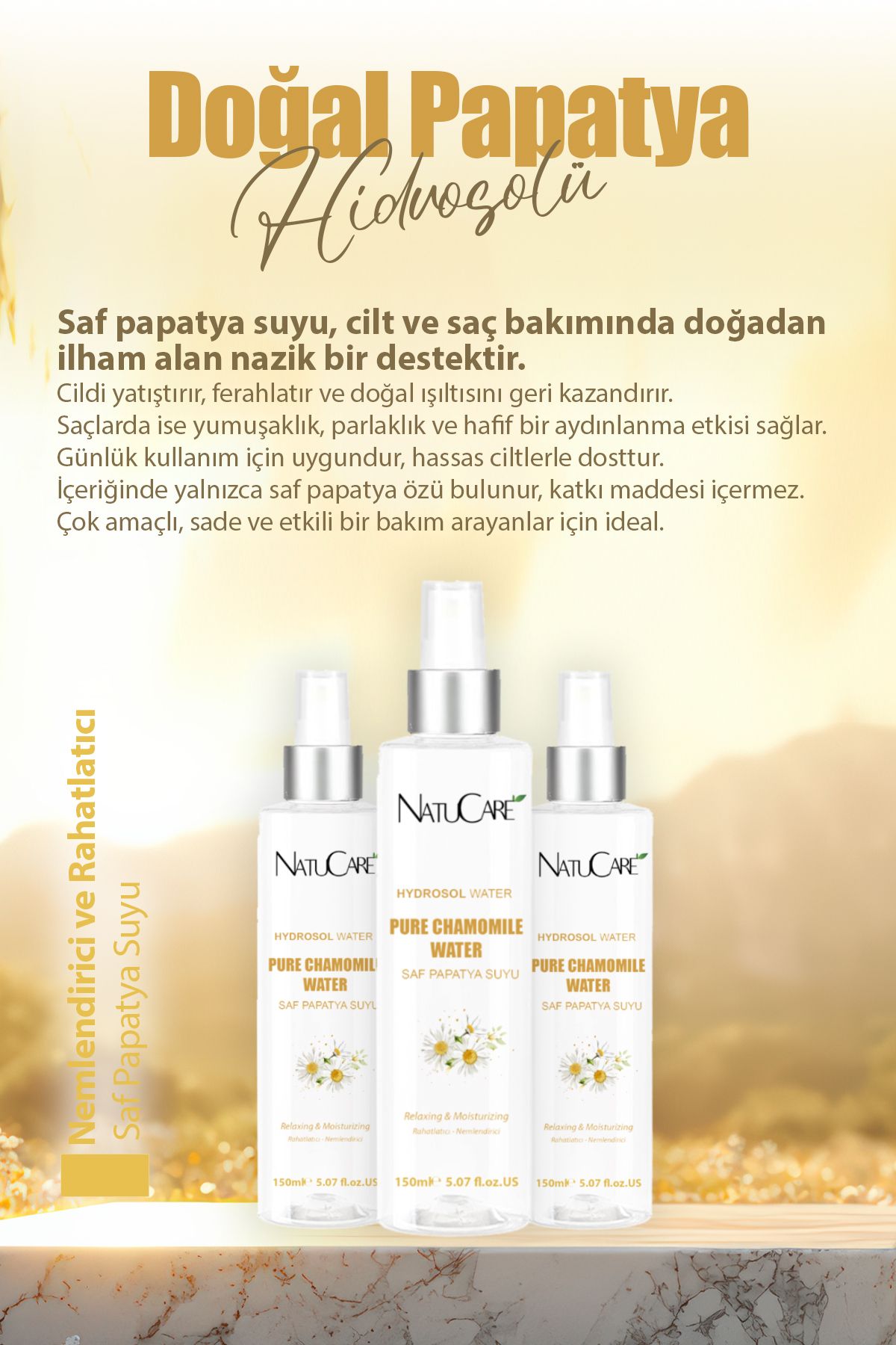 Saf Papatya Suyu 150ml
