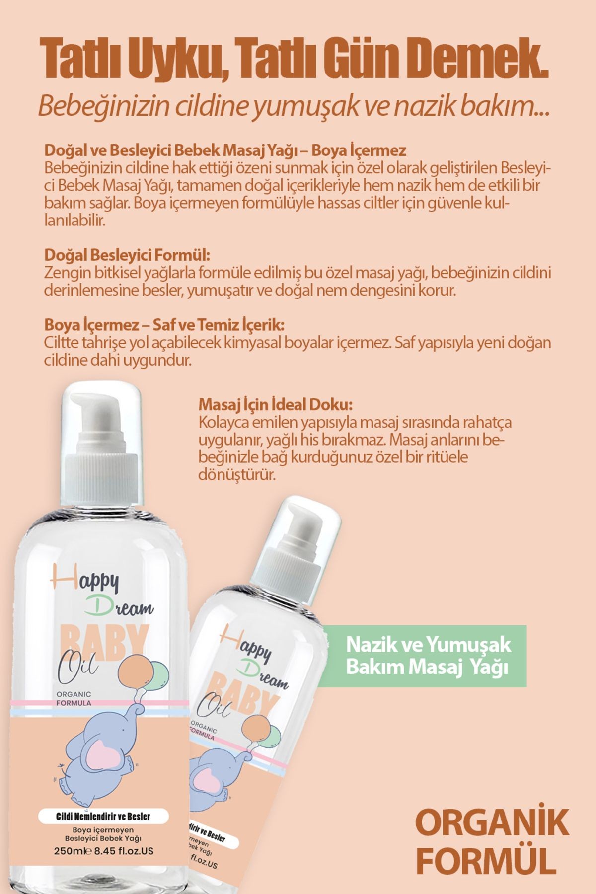 Besleyici Bebek Yağı 250ML