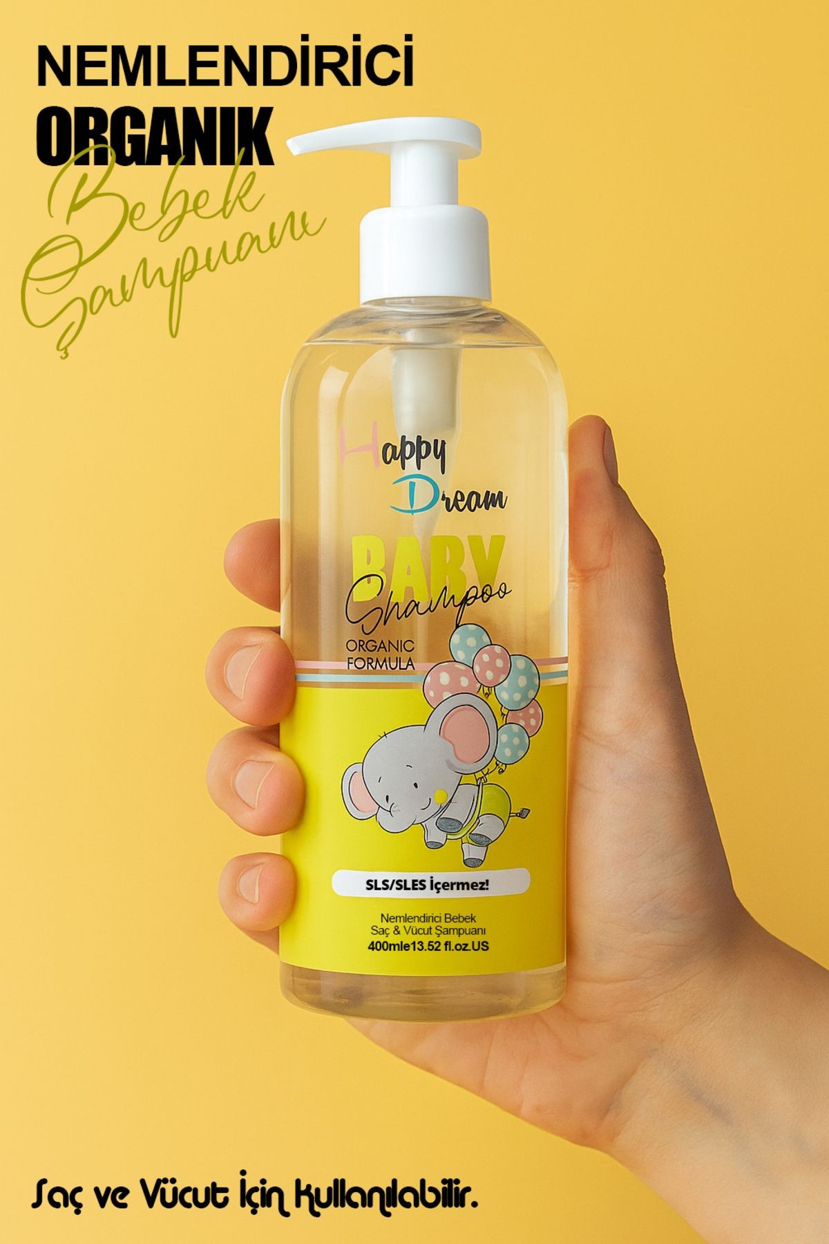 Göz Yakmayan Bebek Şampuanı 400ML