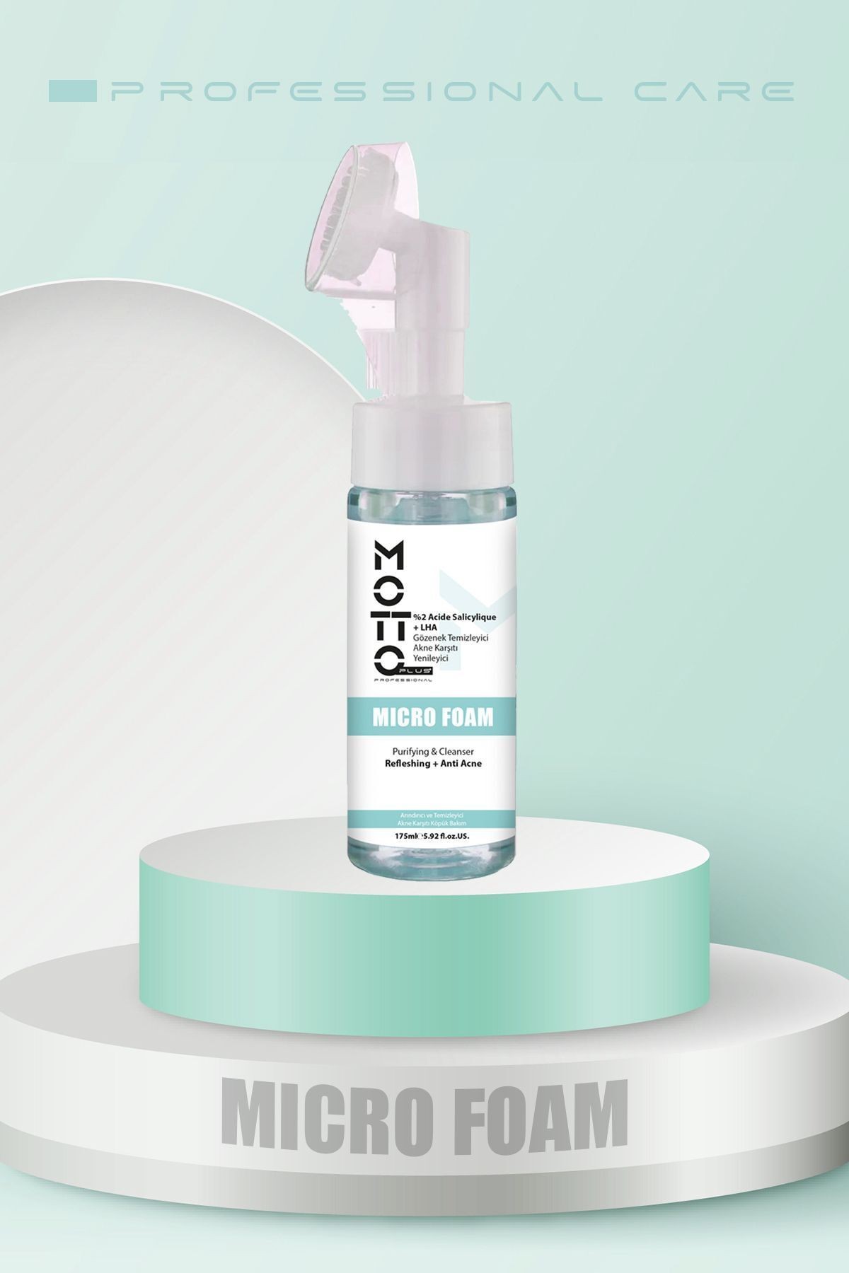 %2 SALİSİLİK ASİT Akne ve Sivilce Karşıtı Temizleyici Peeling Etkili Mikro Bakım Köpüğü 175ml