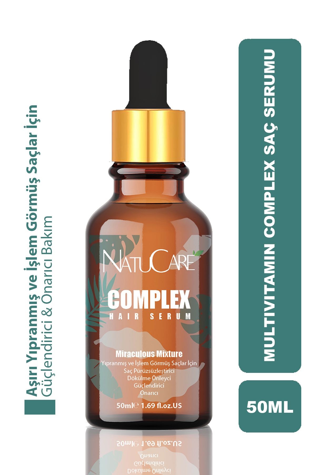 Aşırı Yıpranmış Saçlar Için Mucizevi Karışım Saç Kompleksi 50ml