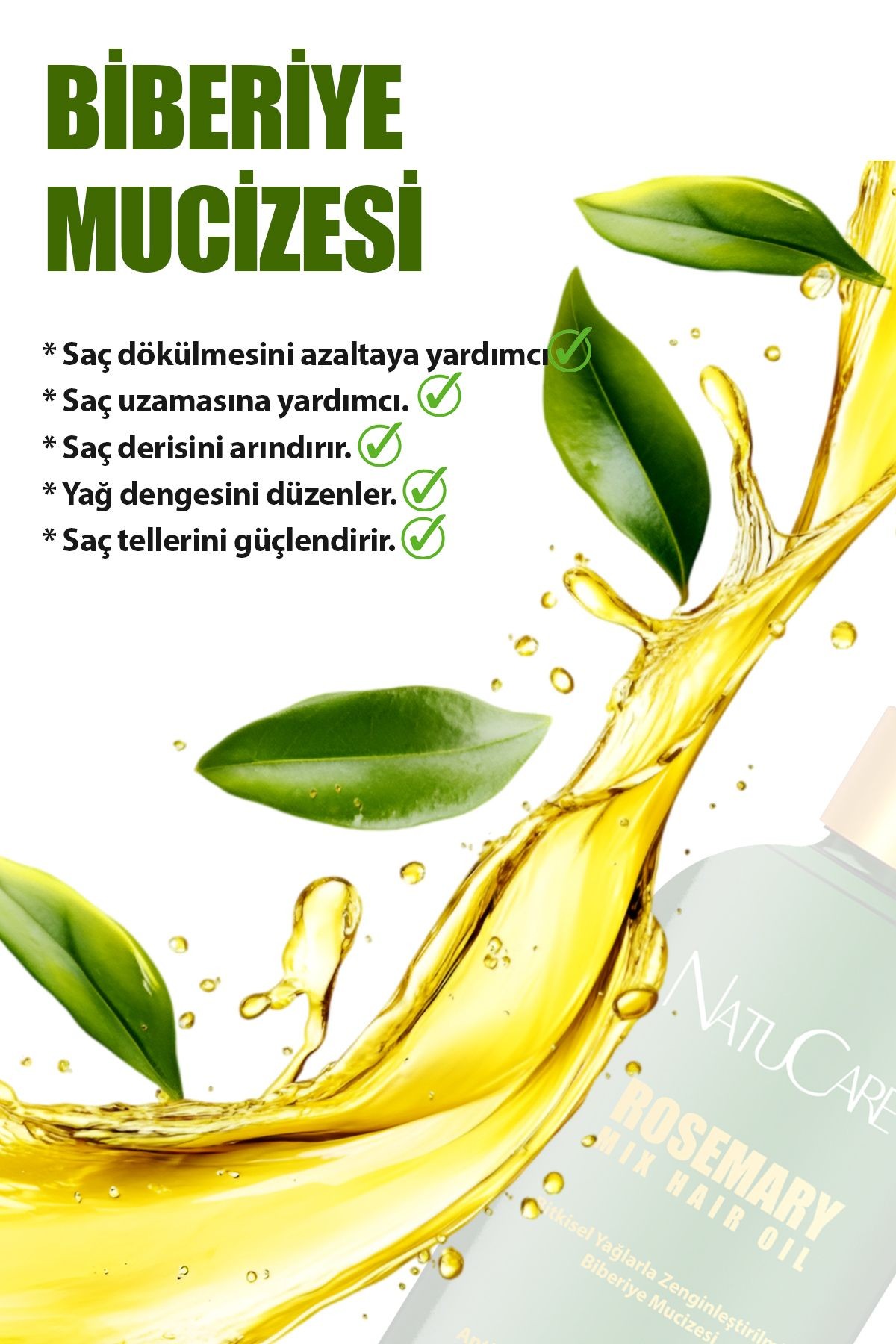 Üst Düzey Güçlendirici Biberiye Şampuanı 400ml
