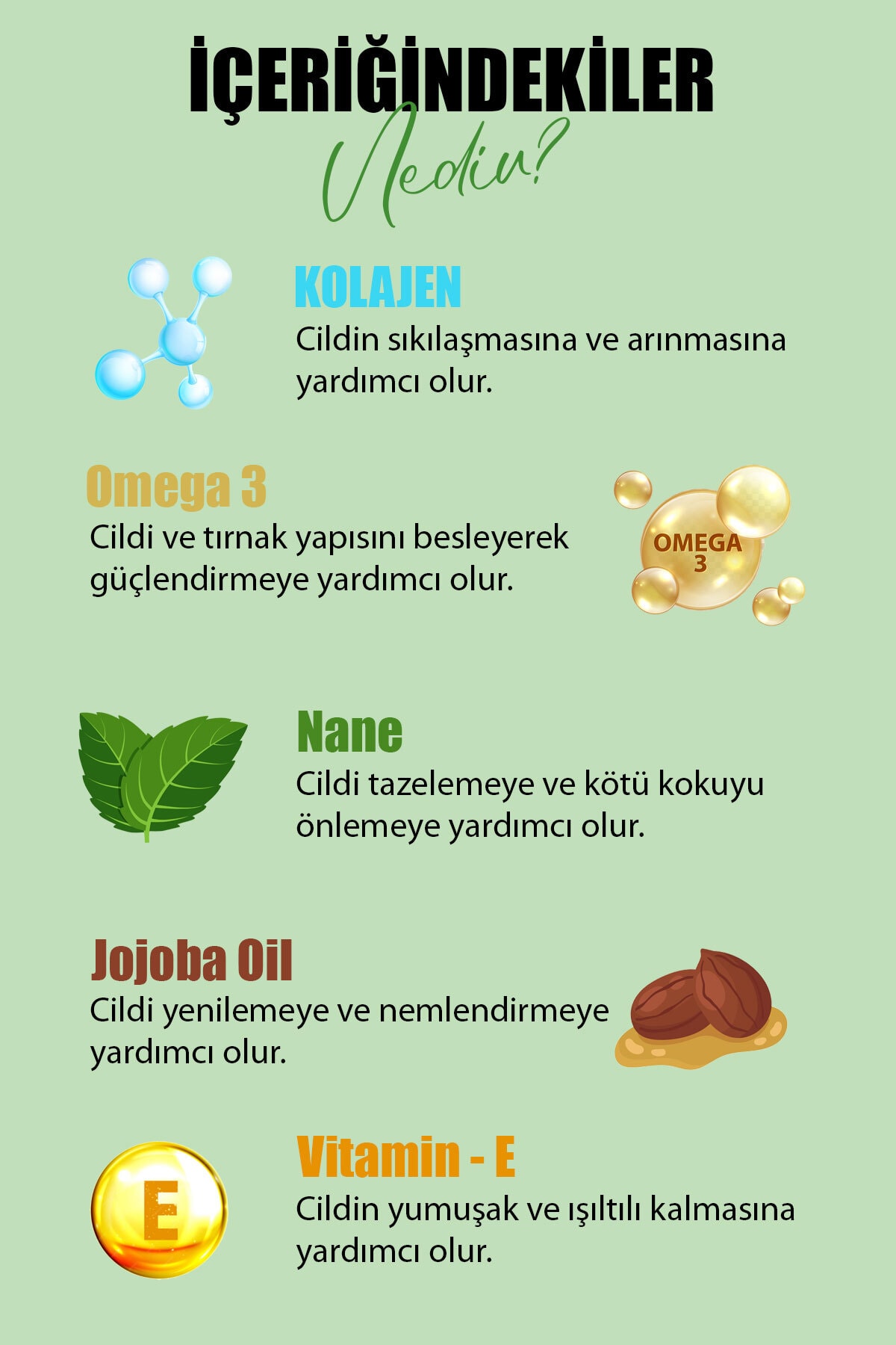 Kolajen ve Nane Özlü Sıkılaştırıcı - Besleyici - Batık Önleyici Vücut Peelingi 230ML