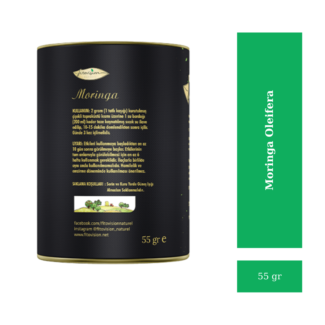 Fitovision Moringa (Moringa Oleifera) Bitkisel Drog