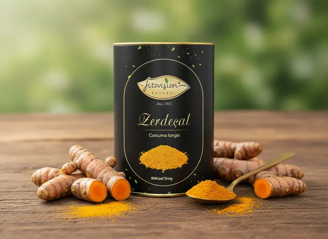Fitovision Zerdeçal ( Curcuma Longa ) Bitkisel Drog