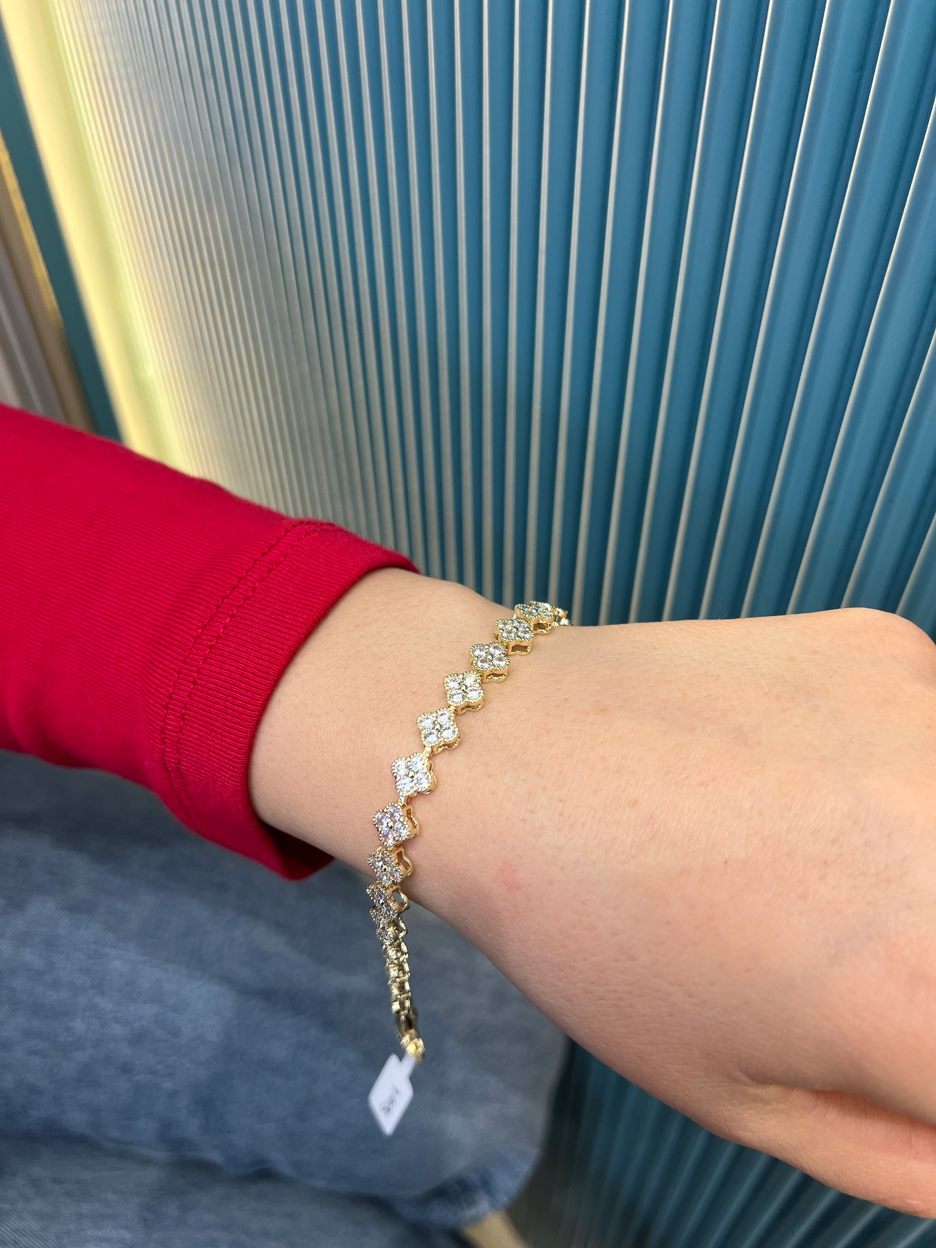 vip taşlı bileklik