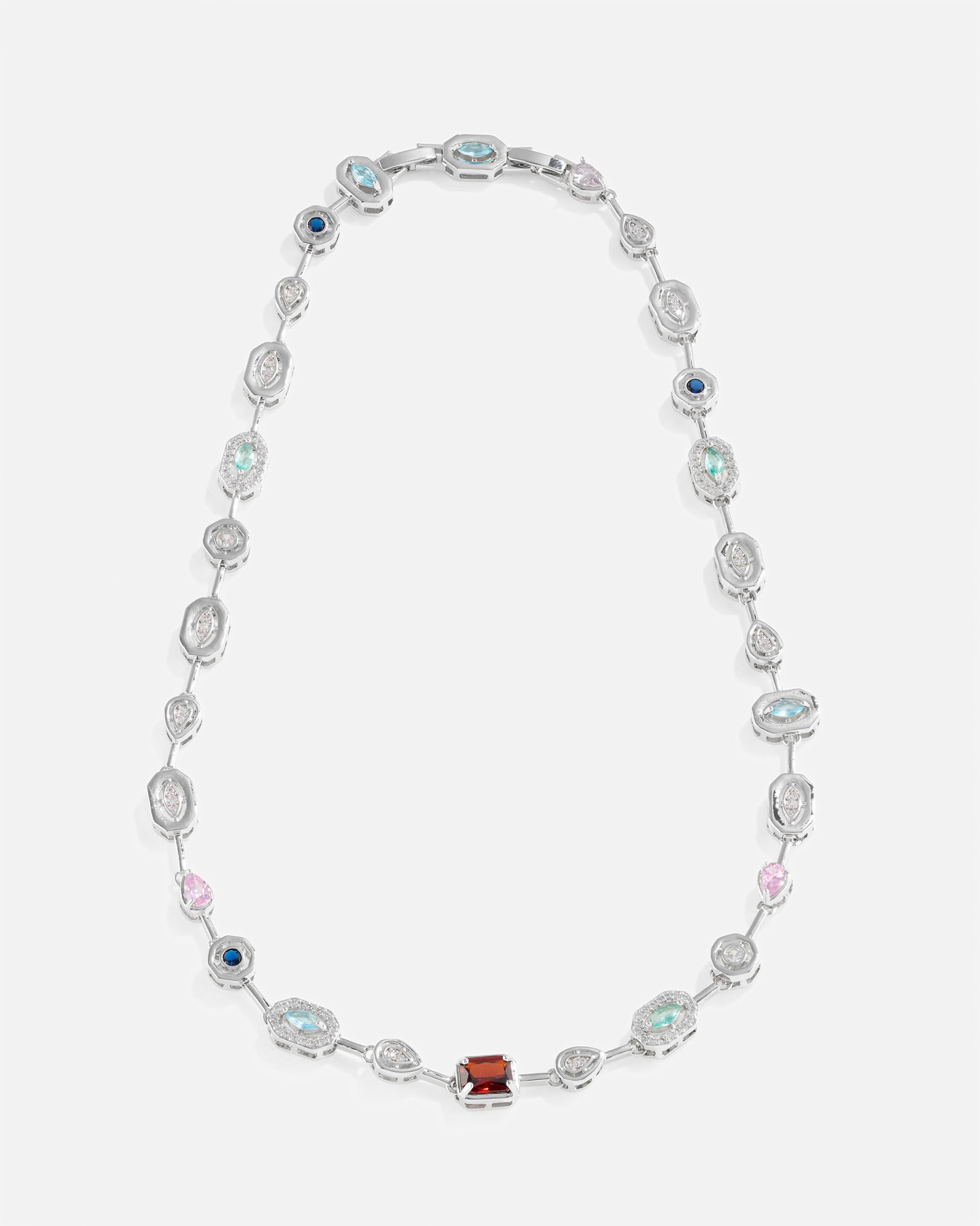 Gümüş Renk Choker Kolye