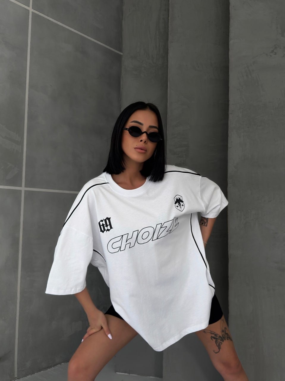 White Choize Bakılı T Shirt