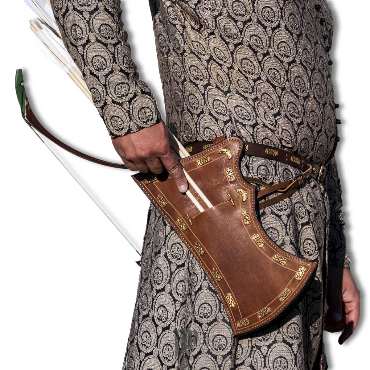 Orhan / Leather Quiver & Bowcase & Belt