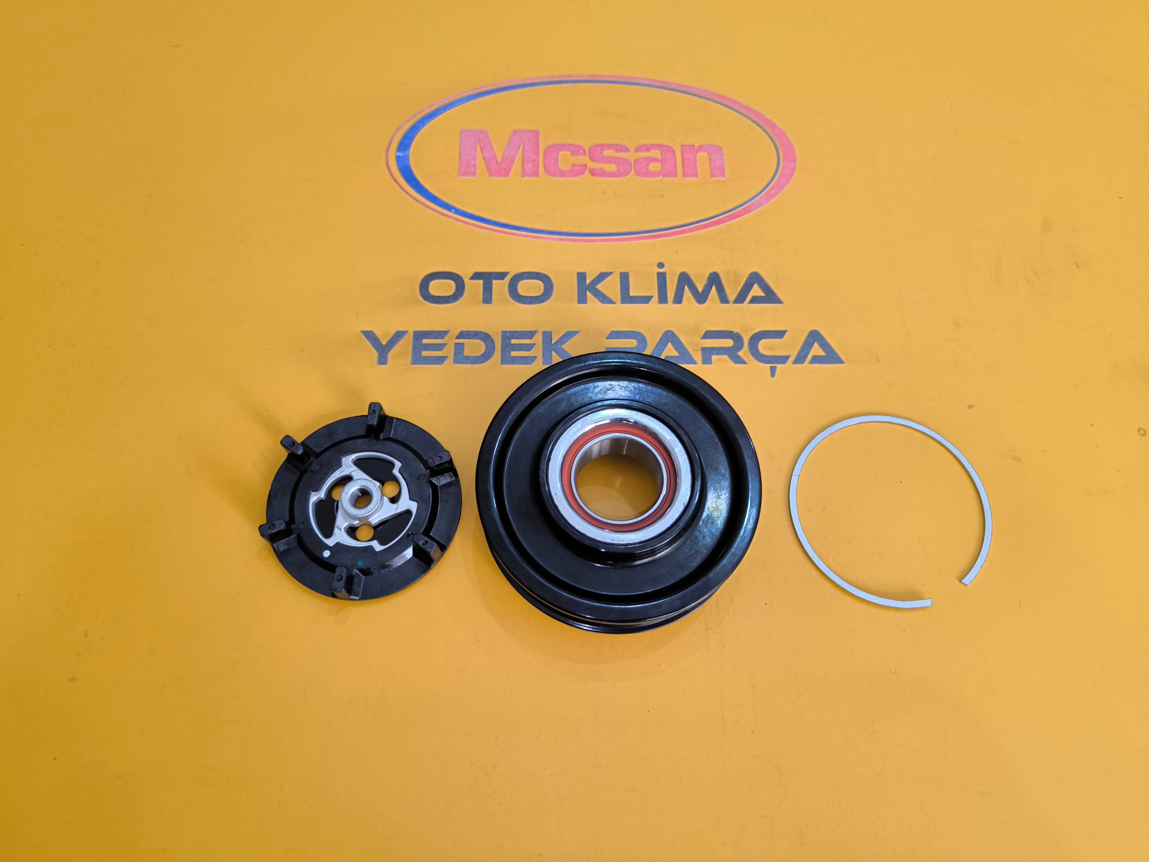 Volkswagen Polo Klima Kompresör Kasnak Seti DENSO 6PK