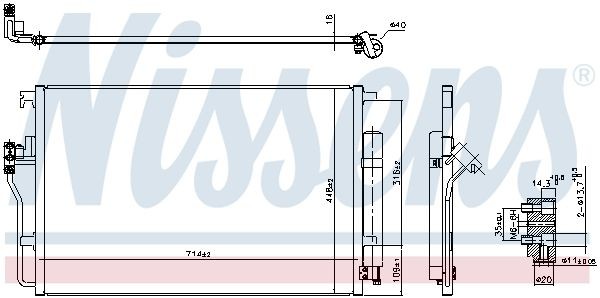 Mercedes Sprinter Volkswagen Crafter Klima Radyatörü Kondanser A9065000454