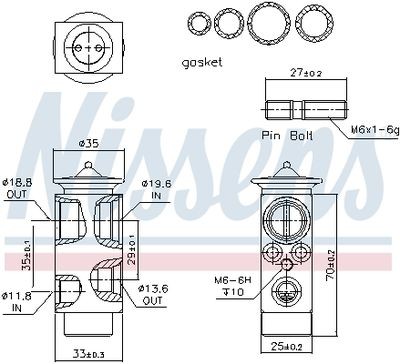 Mercedes W204 Expansion Genleşme Valf  A4638306601