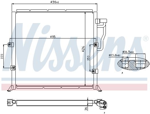 Bmw 3 Seris E36 1991-1998 Klima Radyatörü Kondanser 41111833005
