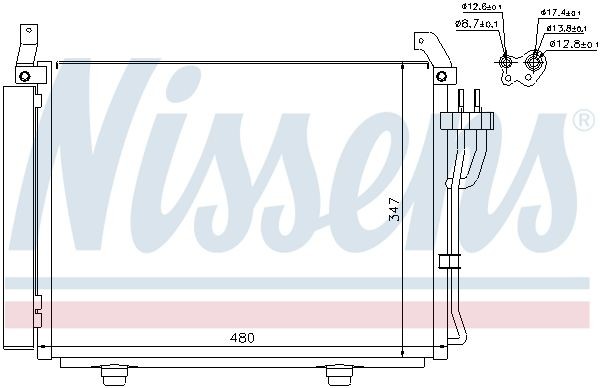 Hyundai İ10 2008-2013 Klima Radyatörü Kondanser 97606-0X000