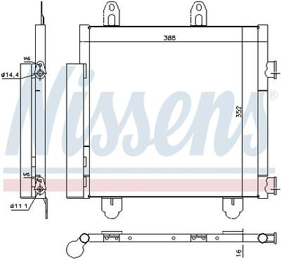 Citroen C1 1.0 - 1.2Vti 2014>2021 Klima Radyatörü Kondanser B000995480